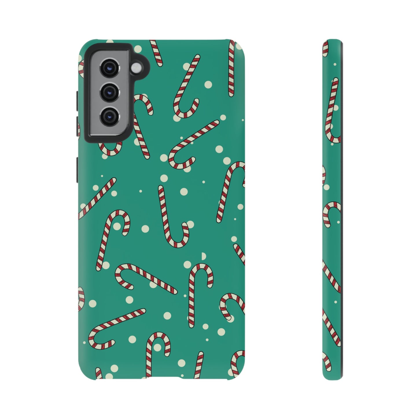 Candycane Wallpaper Phone Case | iPhone 15 Plus/ Pro, 14, 13, 12| Google Pixel 7, Pro, 5| Samsung Galaxy S23 All Major Phone Models