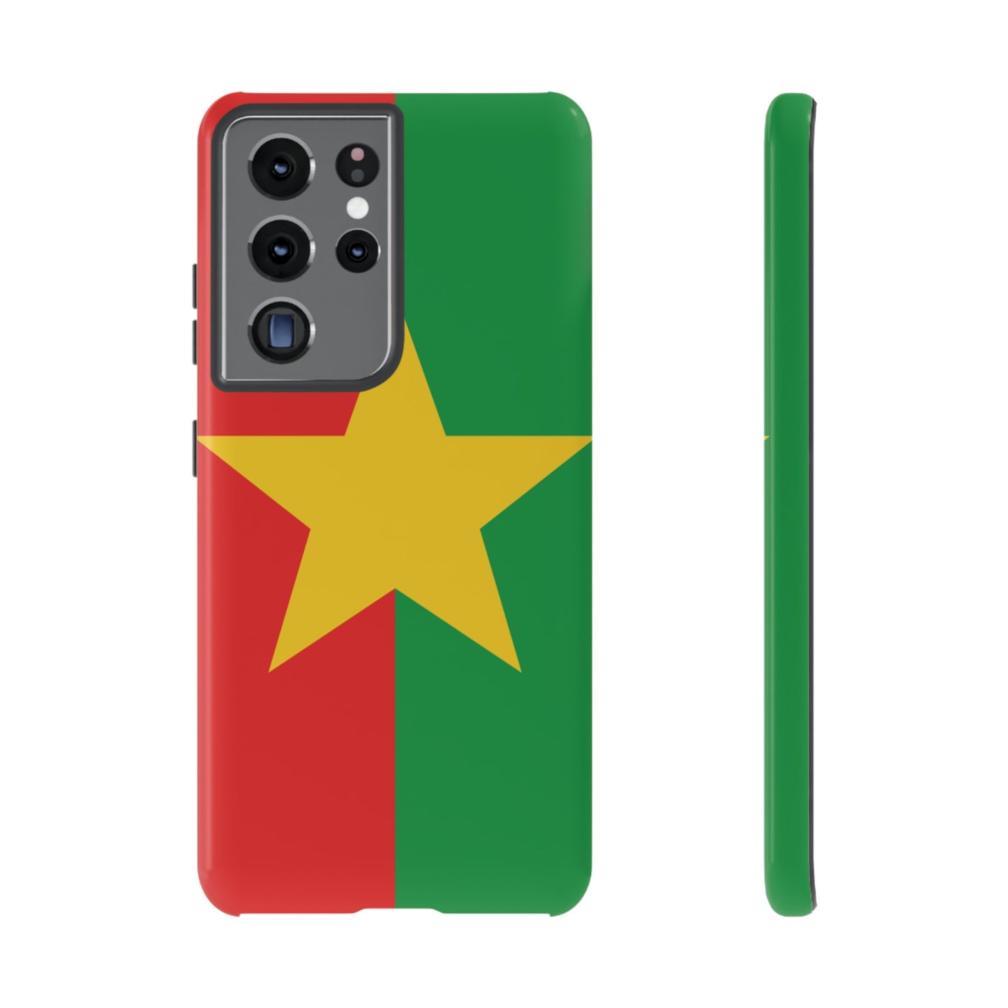 Burkina Faso Flag Phone Case | iPhone 15 Plus/ Pro, 14, 13, 12| Google Pixel 7, Pro, 5| Samsung Galaxy S23 All Major Phone Models