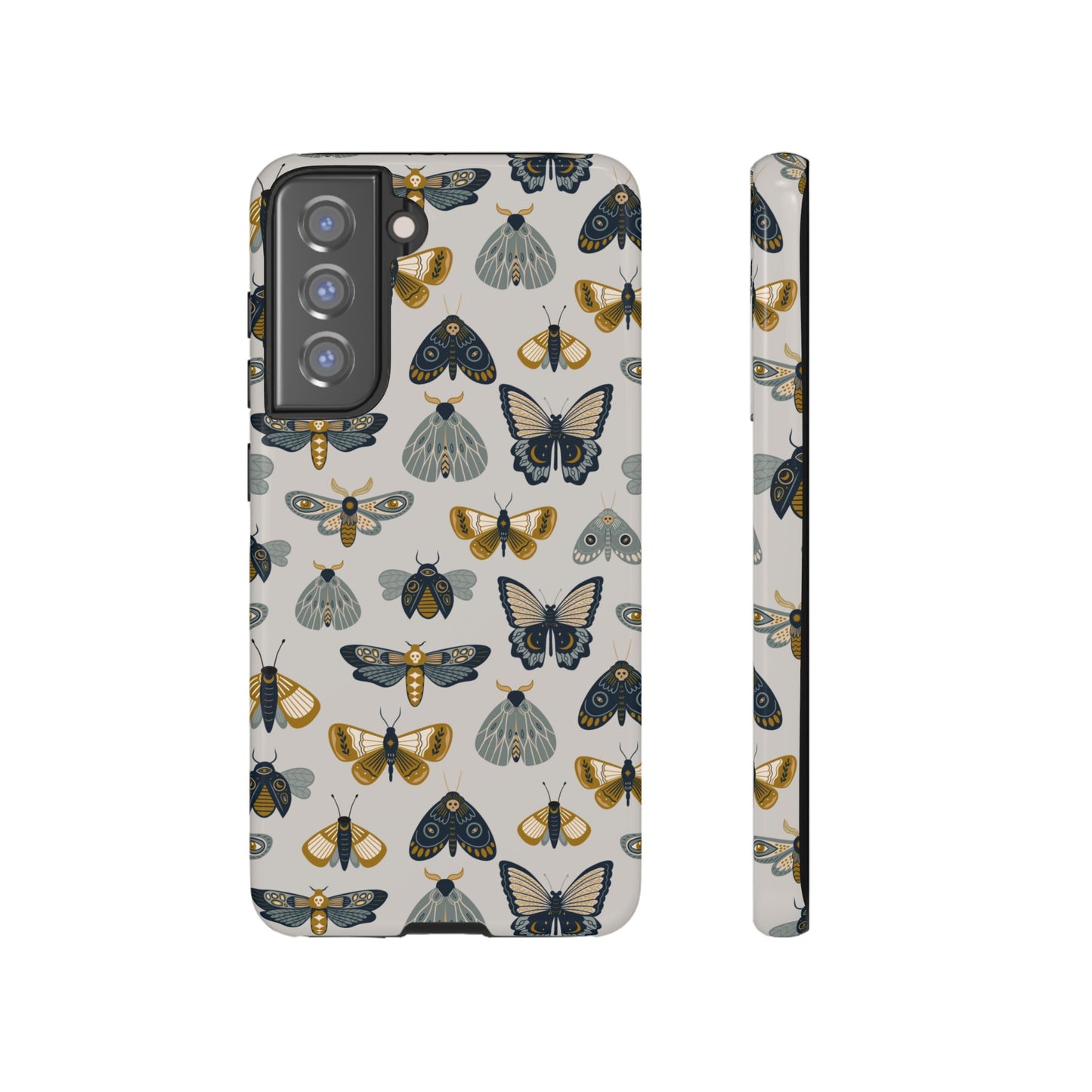 Butterfly and Moth Wallpaper Phone Case | iPhone 15 Plus/ Pro, 14, 13, 12| Google Pixel 7, Pro, 5| Samsung Galaxy S23 All Major Phone Models