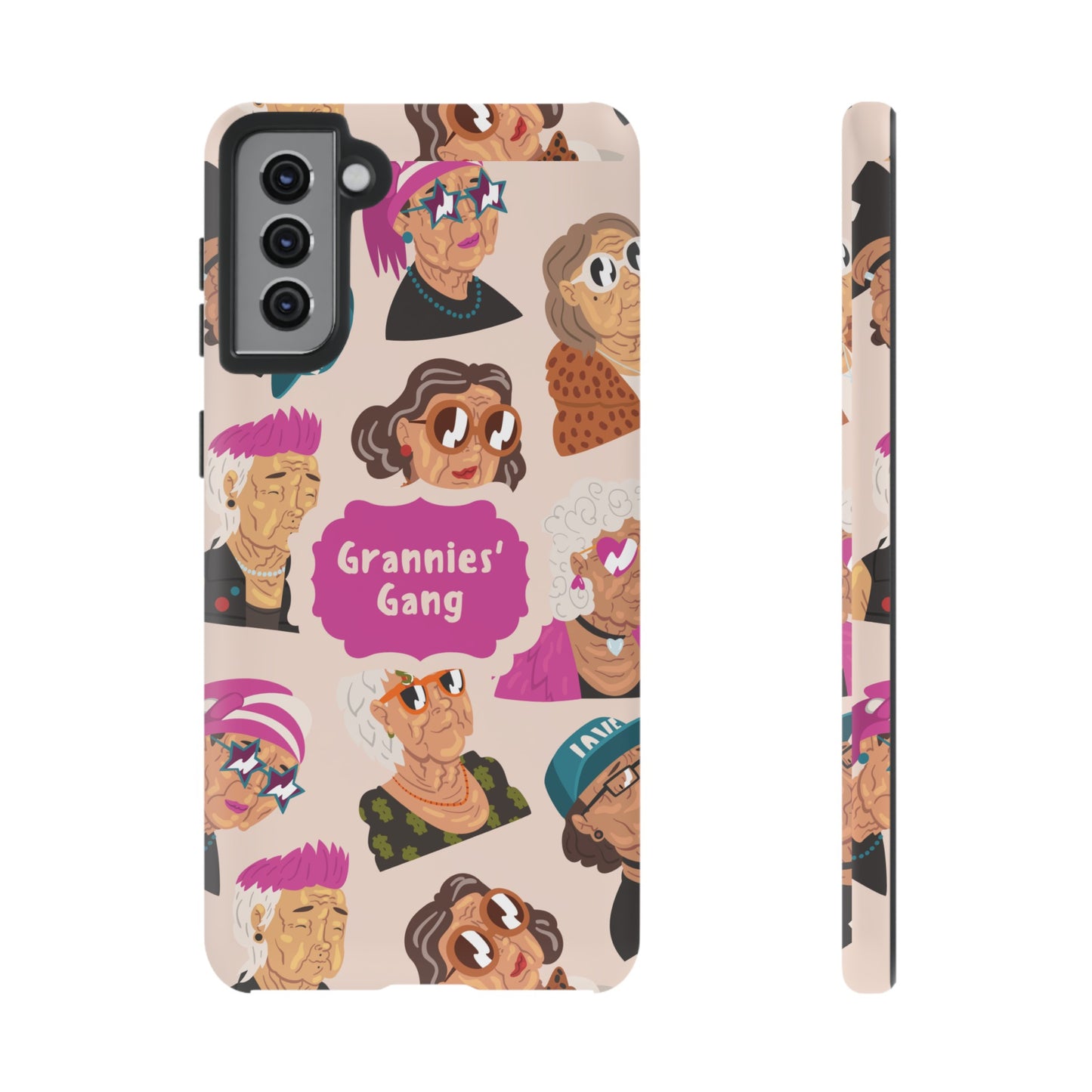 Grannies' Gang Wallpaper Phone Case | iPhone 15 Plus/ Pro, 14, 13, 12| Google Pixel 7, Pro, 5| Samsung Galaxy S23 All Major Phone Models