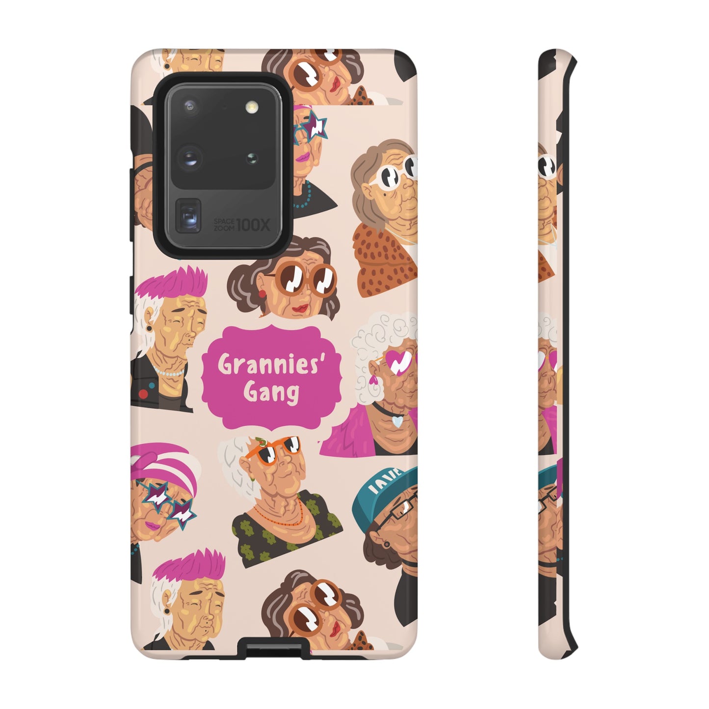 Grannies' Gang Wallpaper Phone Case | iPhone 15 Plus/ Pro, 14, 13, 12| Google Pixel 7, Pro, 5| Samsung Galaxy S23 All Major Phone Models