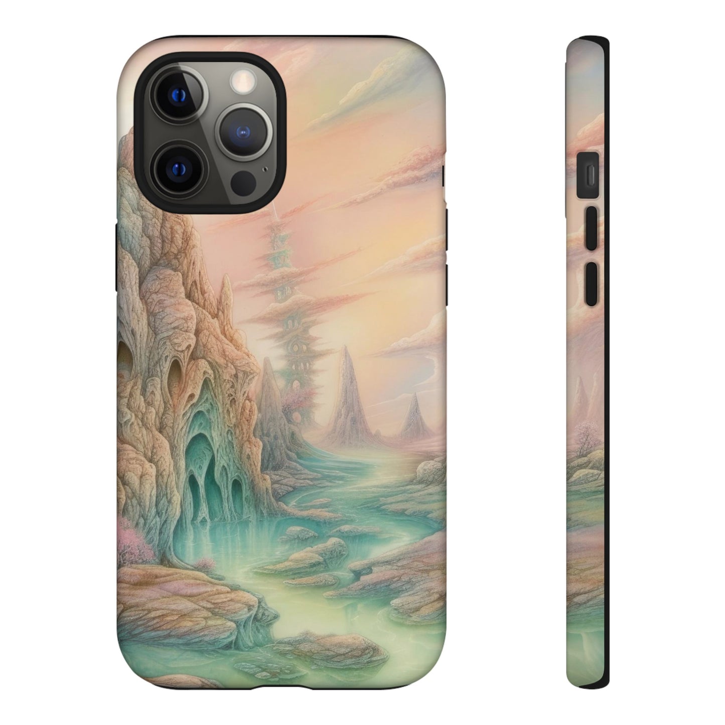 Caves Sci-Fi Wallpaper Phone Case | iPhone 15 Plus/ Pro, 14, 13, 12| Google Pixel 7, Pro, 5| Samsung Galaxy S23 All Major Phone Models