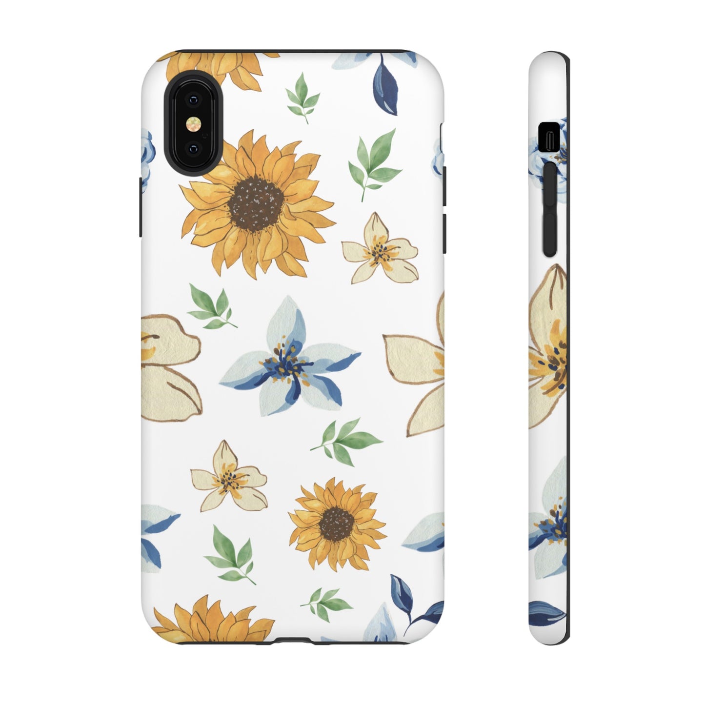 Beautiful Watercolour Flower Wallpaper Phone Case | iPhone 15 Plus/ Pro, 14, 13, 12| Google Pixel 7, Pro, 5| Samsung Galaxy S23 All Major Phone Models