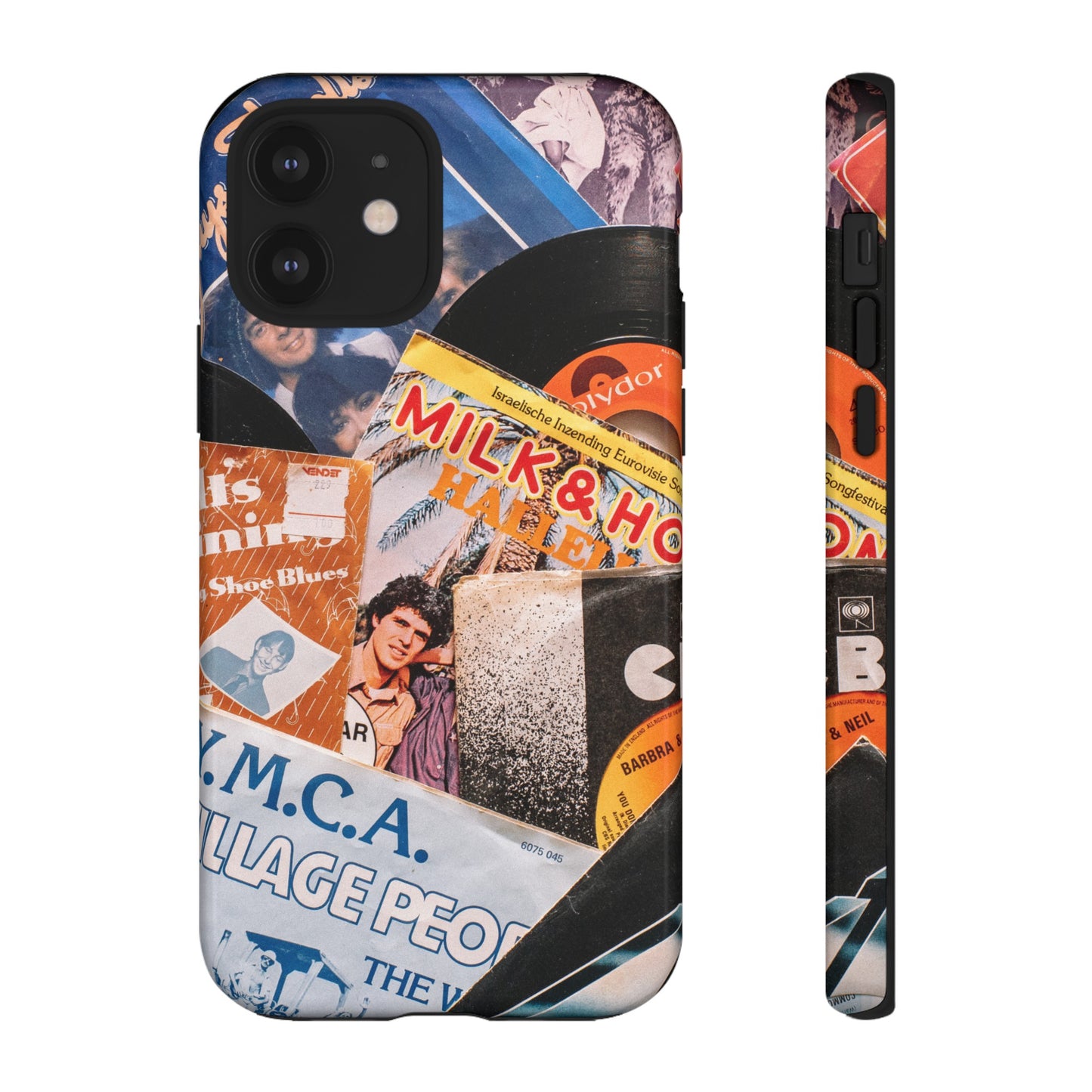 Retro Vinyl Wallpaper Phone Case | iPhone 15 Plus/ Pro, 14, 13, 12| Google Pixel 7, Pro, 5| Samsung Galaxy S23 All Major Phone Models