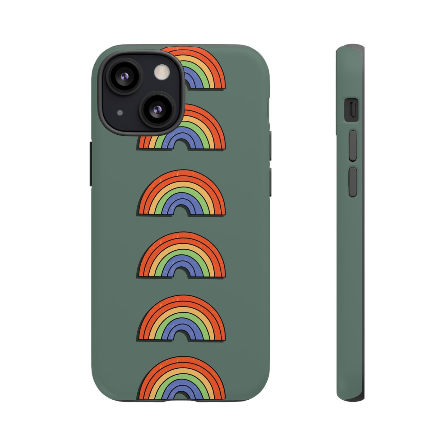 Rainbow Wallpaper Phone Case | iPhone 15 Plus/ Pro, 14, 13, 12| Google Pixel 7, Pro, 5| Samsung Galaxy S23 All Major Phone Models