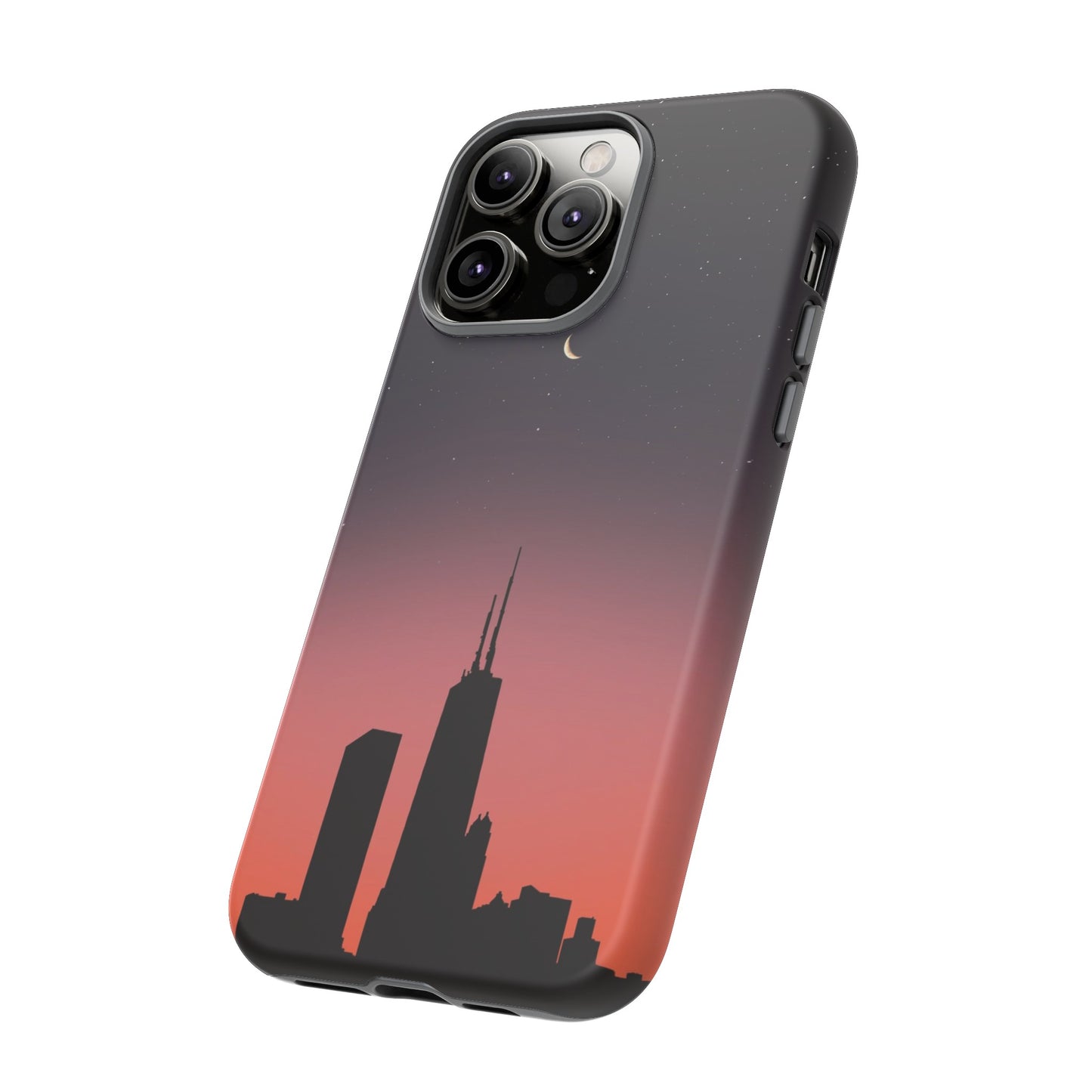 Chicago Skyline Wallpaper Phone Case | iPhone 15 Plus/ Pro, 14, 13, 12| Google Pixel 7, Pro, 5| Samsung Galaxy S23 All Major Phone Models