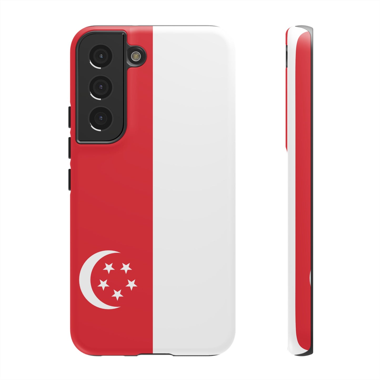 Singapore Flag Phone Case | iPhone 15 Plus/ Pro, 14, 13, 12| Google Pixel 7, Pro, 5| Samsung Galaxy S23 All Major Phone Models