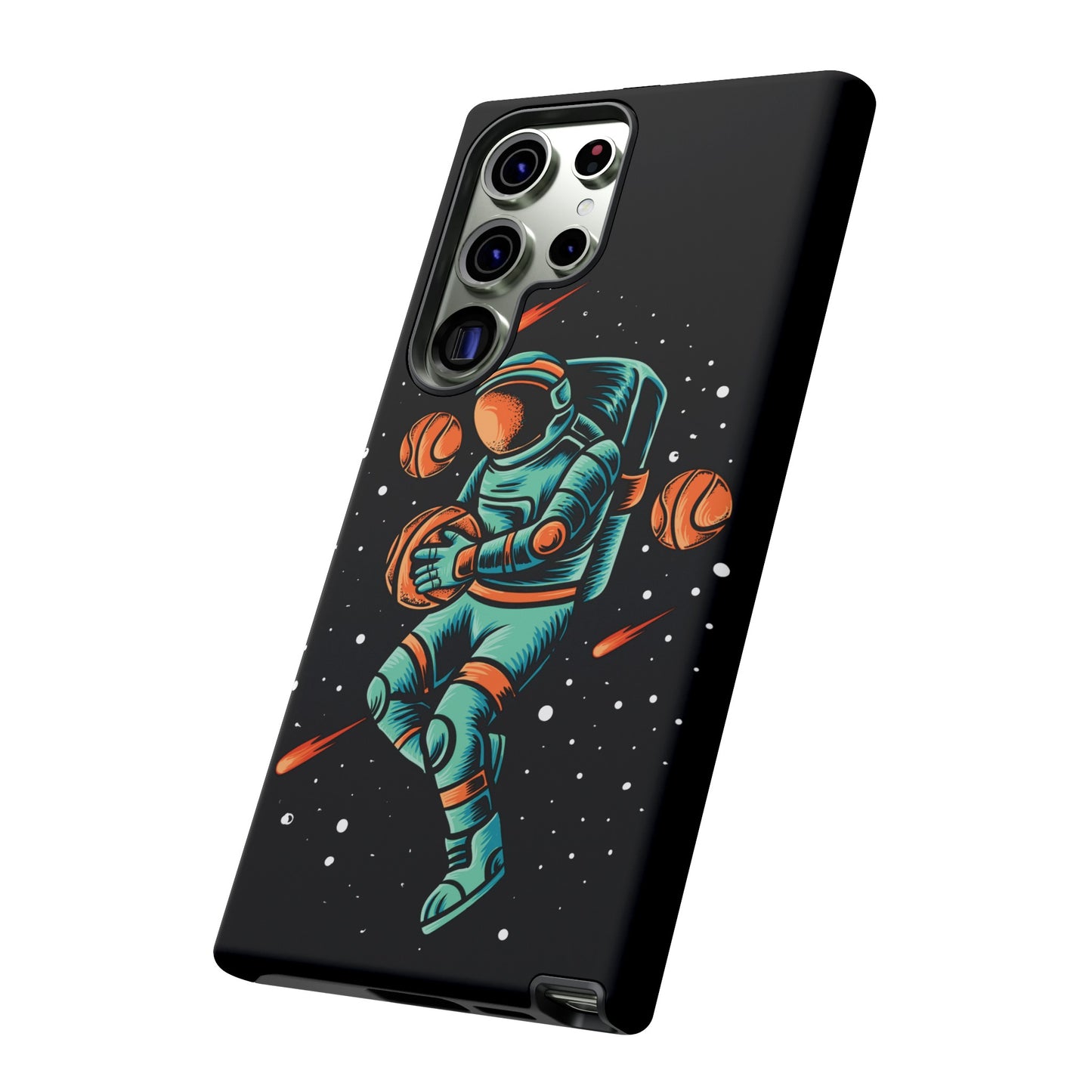 Space Basketball Phone Case | iPhone 15 Plus/ Pro, 14, 13, 12| Google Pixel 7, Pro, 5| Samsung Galaxy S23 All Major Phone Models