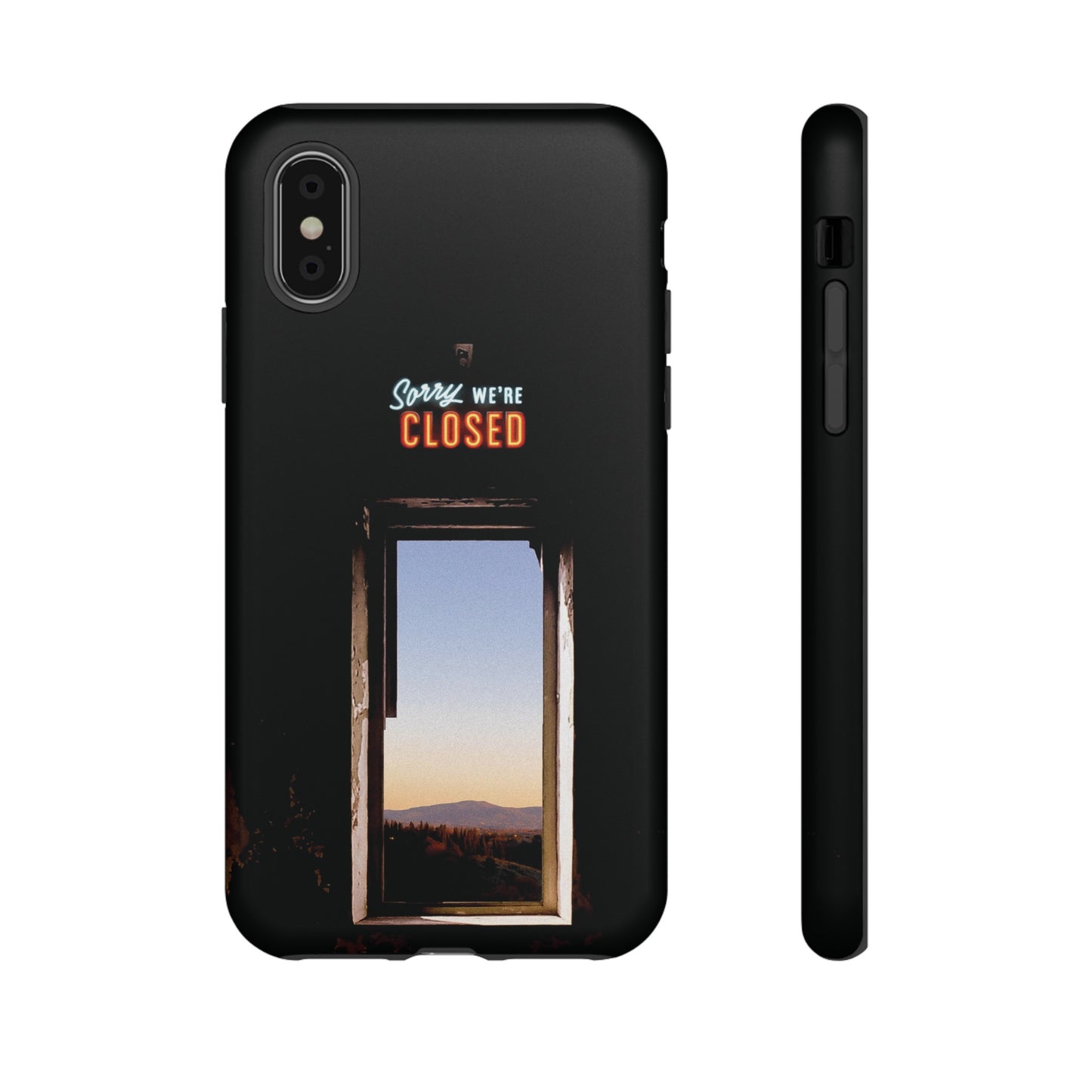 Sorry We're Closed Phone Case | iPhone 15 Plus/ Pro, 14, 13, 12| Google Pixel 7, Pro, 5| Samsung Galaxy S23 All Major Phone Models