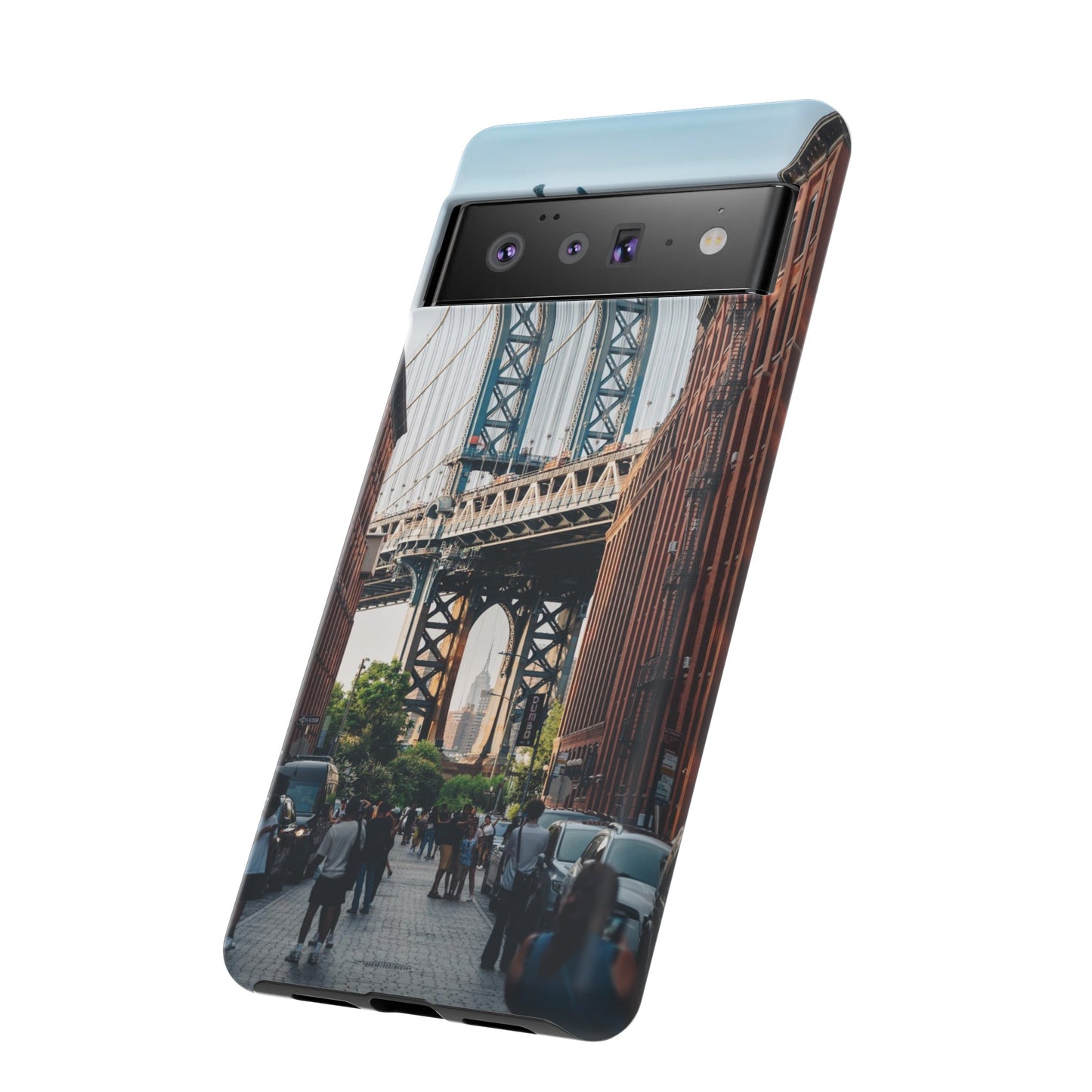 Stunning Brooklyn Bridge Wallpaper Phone Case | iPhone 15 Plus/ Pro, 14, 13, 12| Google Pixel 7, Pro, 5| Samsung Galaxy S23 All Major Phone Models