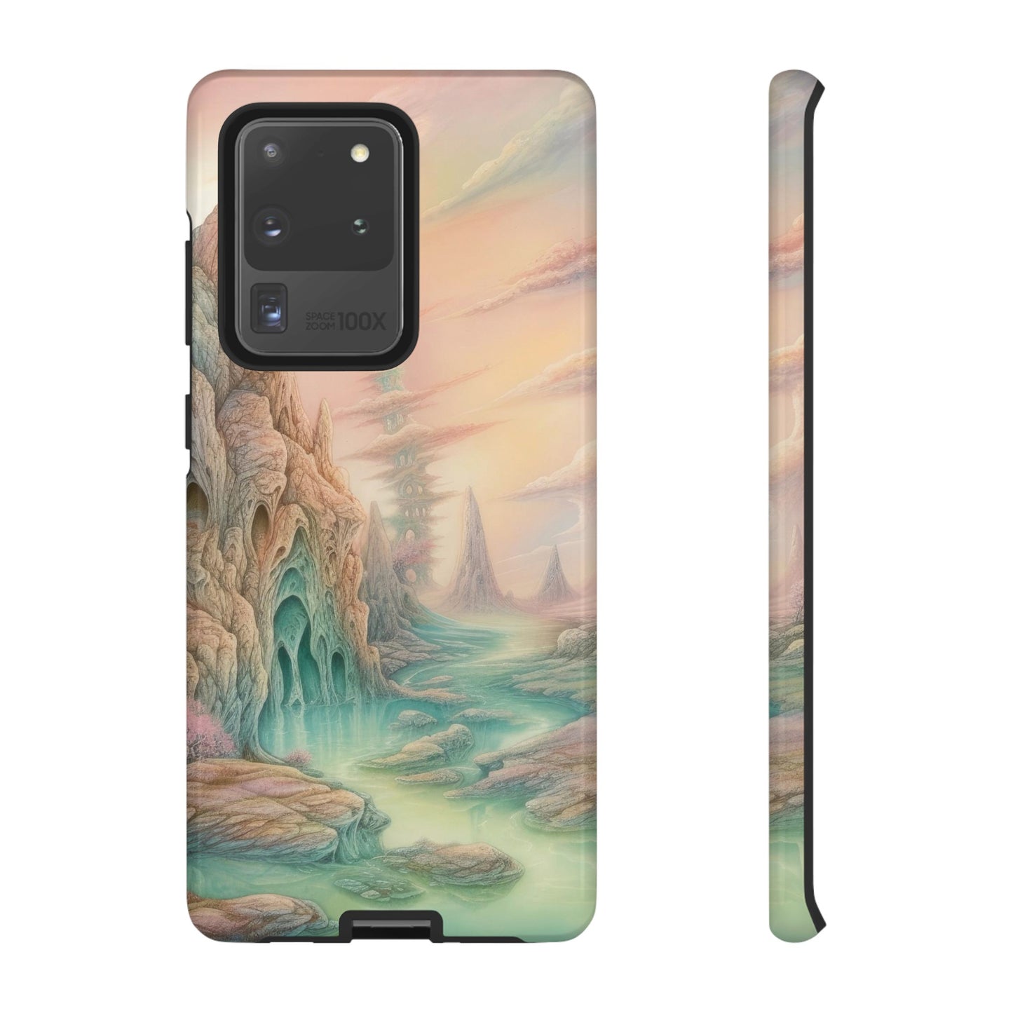 Caves Sci-Fi Wallpaper Phone Case | iPhone 15 Plus/ Pro, 14, 13, 12| Google Pixel 7, Pro, 5| Samsung Galaxy S23 All Major Phone Models