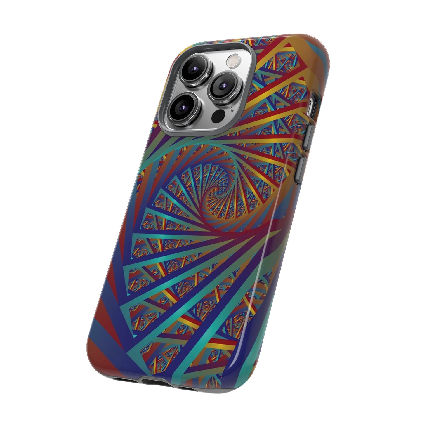 Colourful Spiral Wallpaper Phone Case | iPhone 15 Plus/ Pro, 14, 13, 12| Google Pixel 7, Pro, 5| Samsung Galaxy S23 All Major Phone Models