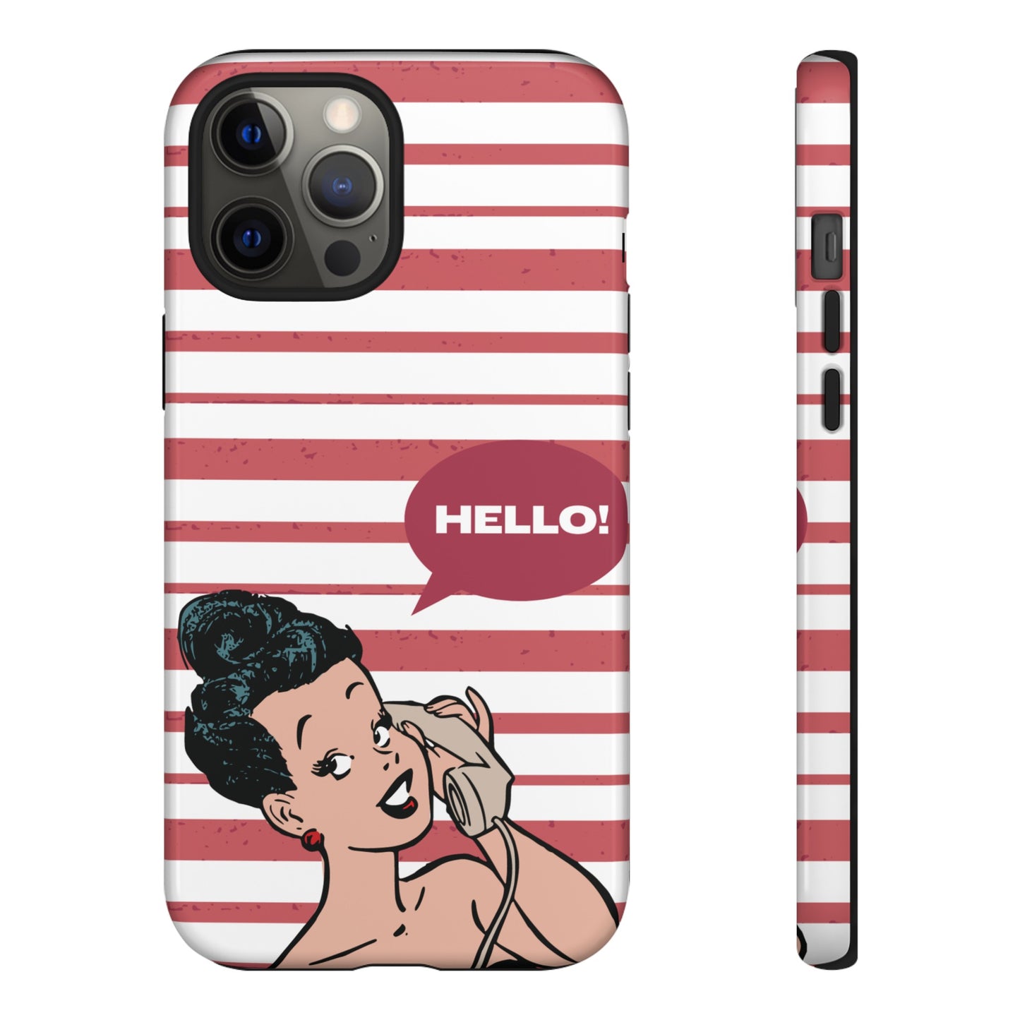 Hello! Wallpaper Phone Case | iPhone 15 Plus/ Pro, 14, 13, 12| Google Pixel 7, Pro, 5| Samsung Galaxy S23 All Major Phone Models