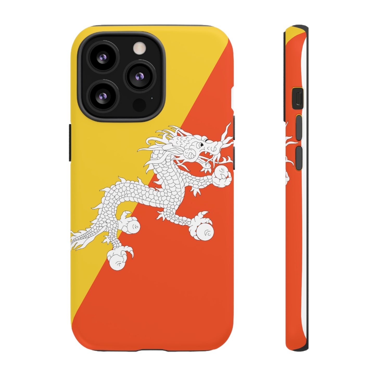 Bhutan Flag Phone Case | iPhone 15 Plus/ Pro, 14, 13, 12| Google Pixel 7, Pro, 5| Samsung Galaxy S23 All Major Phone Models