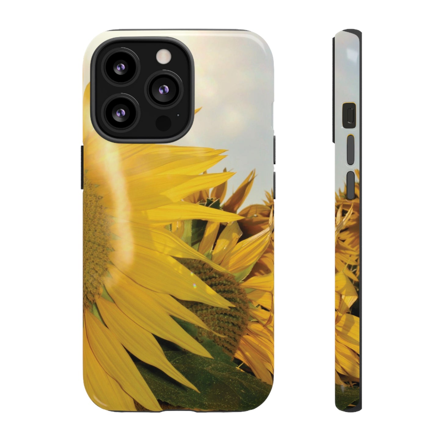 Bright Sunflower Wallpaper Phone Case | iPhone 15 Plus/ Pro, 14, 13, 12| Google Pixel 7, Pro, 5| Samsung Galaxy S23 All Major Phone Models