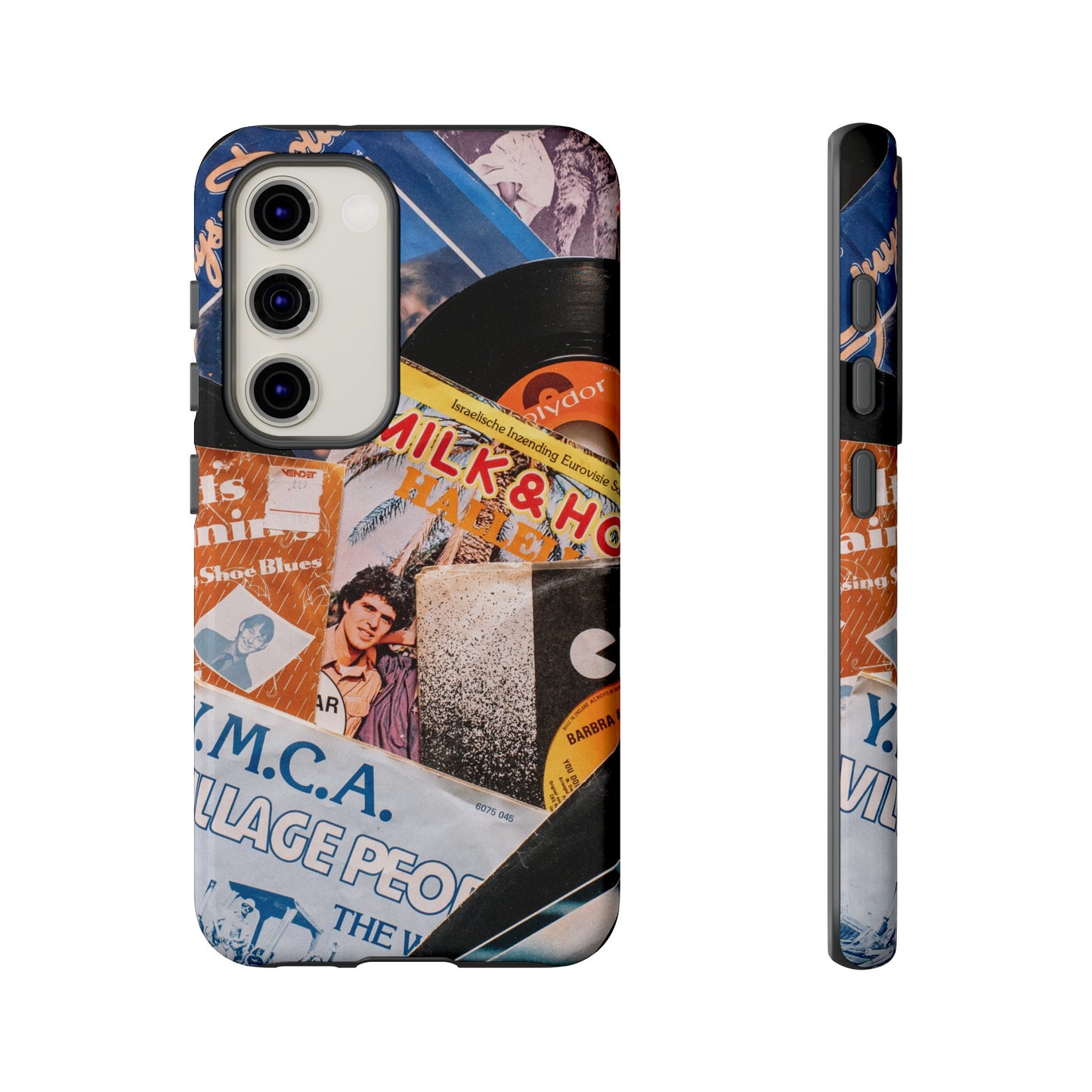 Retro Vinyl Wallpaper Phone Case | iPhone 15 Plus/ Pro, 14, 13, 12| Google Pixel 7, Pro, 5| Samsung Galaxy S23 All Major Phone Models