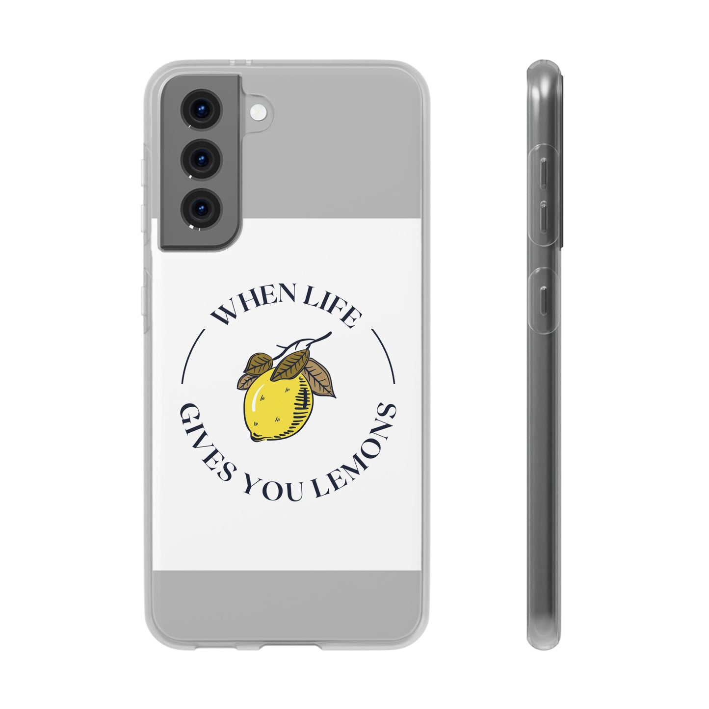 When Life Gives You Lemons Phone Case | iPhone 15 Plus/ Pro, 14, 13, 12| Samsung Galaxy S23 Models