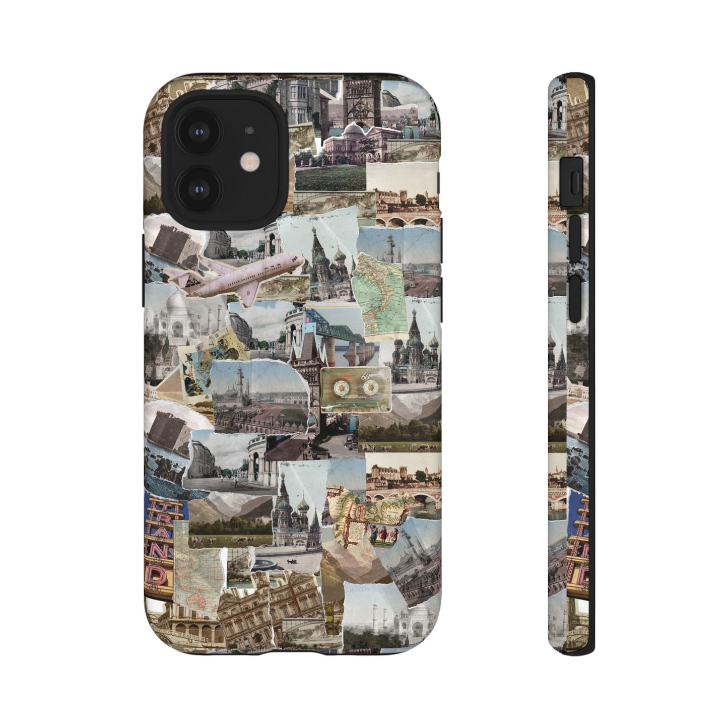 Travel Collage Wallpaper Phone Case | iPhone 15 Plus/ Pro, 14, 13, 12| Google Pixel 7, Pro, 5| Samsung Galaxy S23 All Major Phone Models