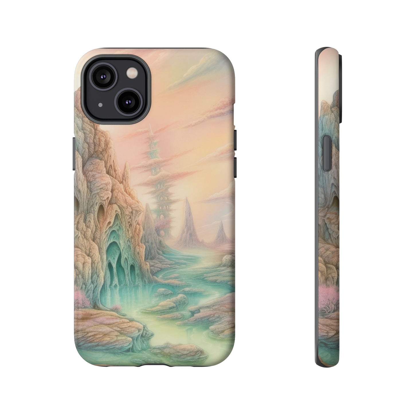 Caves Sci-Fi Wallpaper Phone Case | iPhone 15 Plus/ Pro, 14, 13, 12| Google Pixel 7, Pro, 5| Samsung Galaxy S23 All Major Phone Models