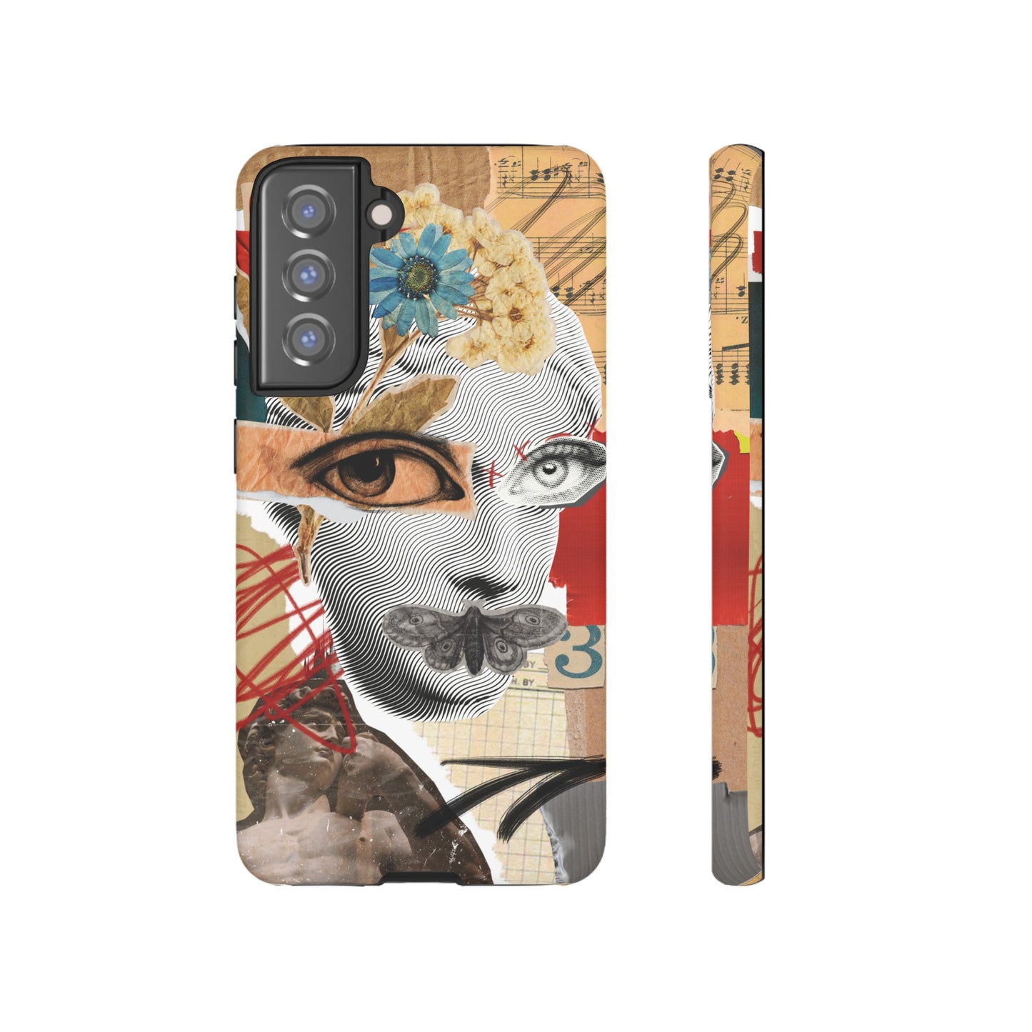 Woman Collage Wallpaper Phone Case | iPhone 15 Plus/ Pro, 14, 13, 12| Google Pixel 7, Pro, 5| Samsung Galaxy S23 All Major Phone Models