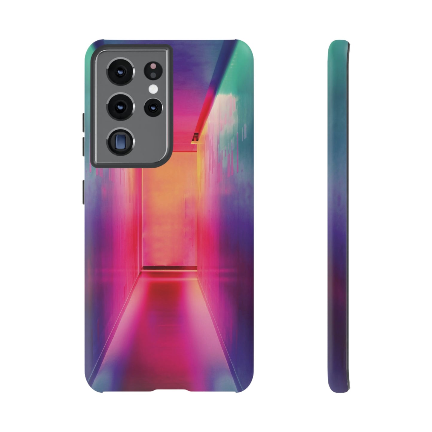 Rainbow Hallway Wallpaper Phone Case | iPhone 15 Plus/ Pro, 14, 13, 12| Google Pixel 7, Pro, 5| Samsung Galaxy S23 All Major Phone Models