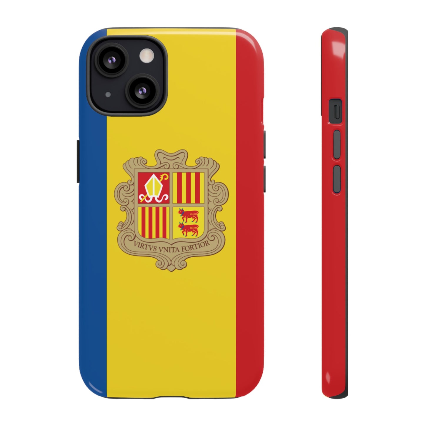 Andorra Flag Phone Case | iPhone 15 Plus/ Pro, 14, 13, 12| Google Pixel 7, Pro, 5| Samsung Galaxy S23 All Major Phone Models