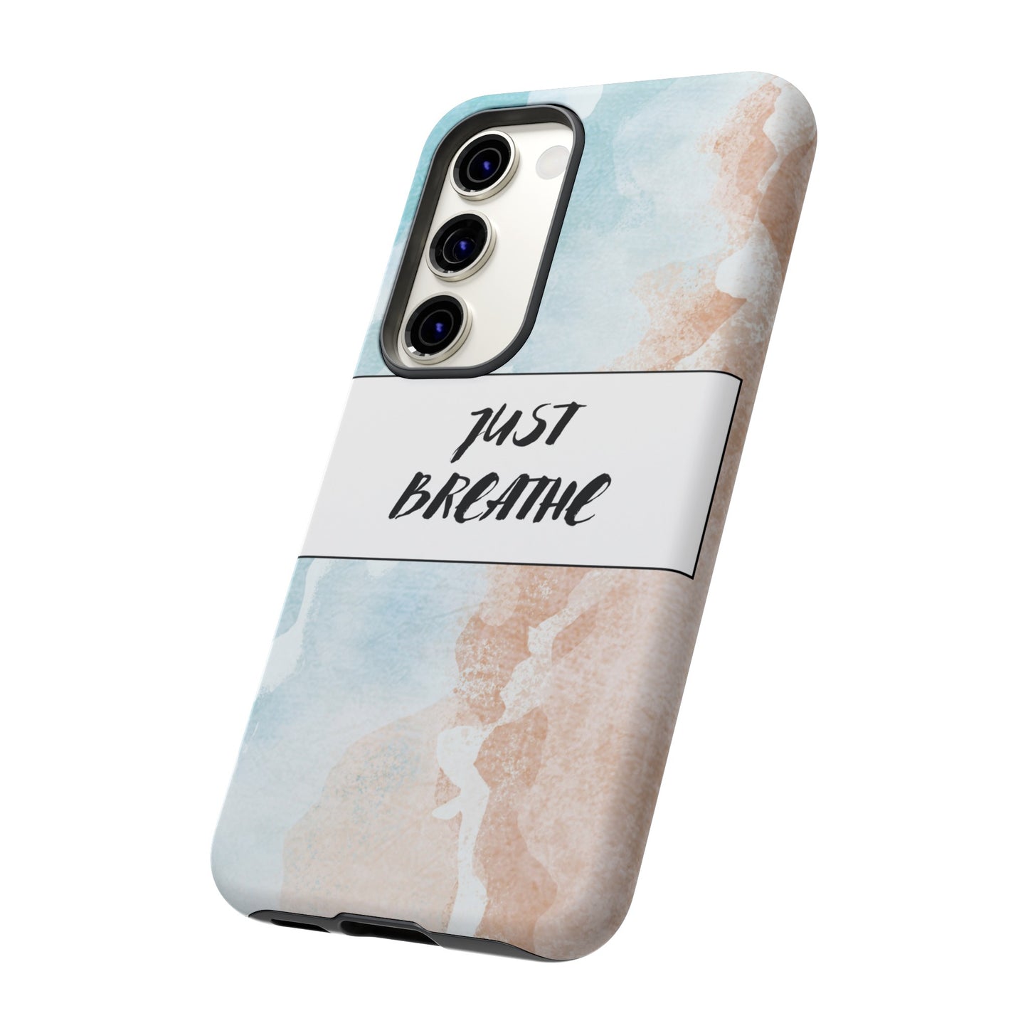 Just Breathe Phone Case | iPhone 15 Plus/ Pro, 14, 13, 12| Google Pixel 7, Pro, 5| Samsung Galaxy S23 All Major Phone Models