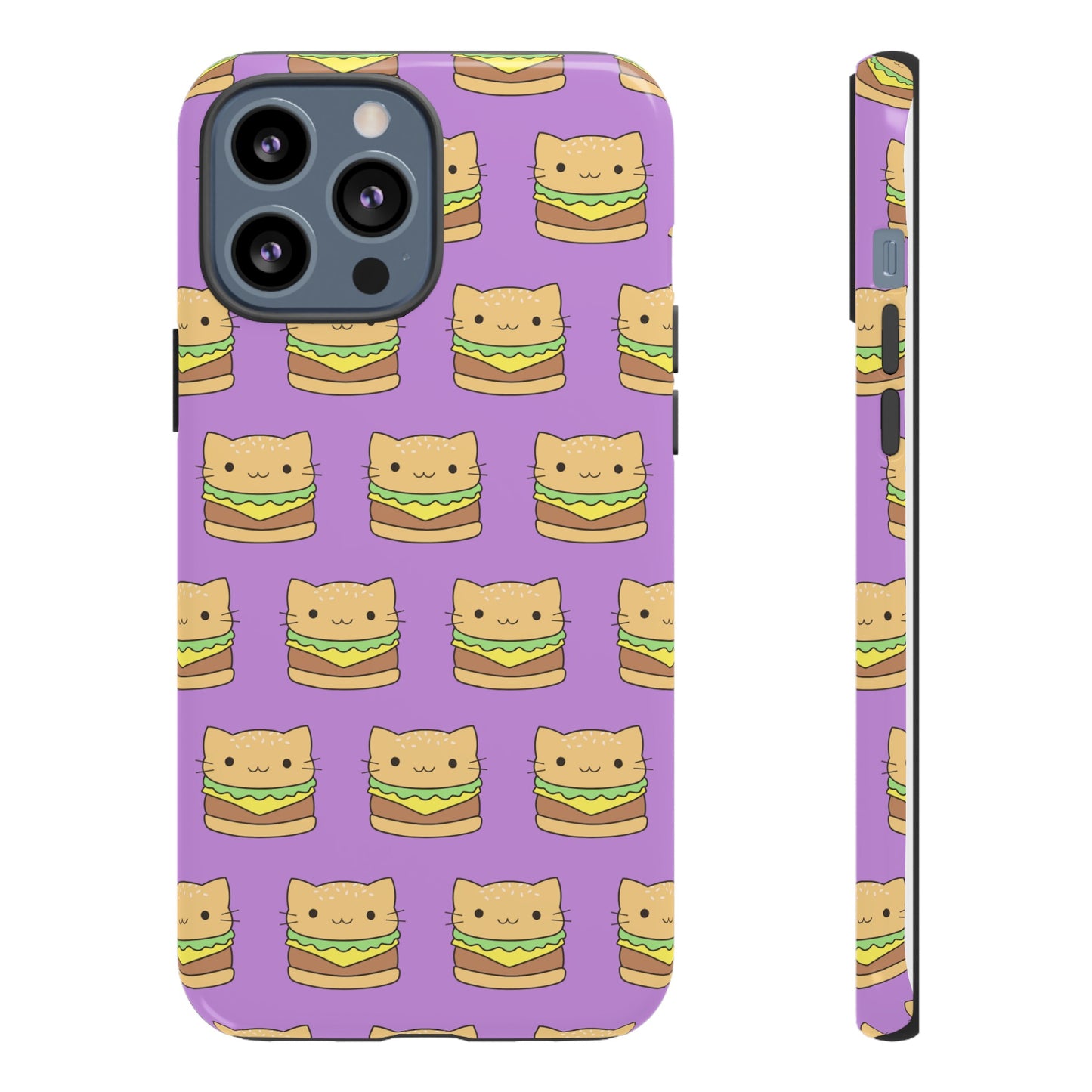 Cat Burger Phone Case | iPhone 15 Plus/ Pro, 14, 13, 12| Google Pixel 7, Pro, 5| Samsung Galaxy S23 All Major Phone Models