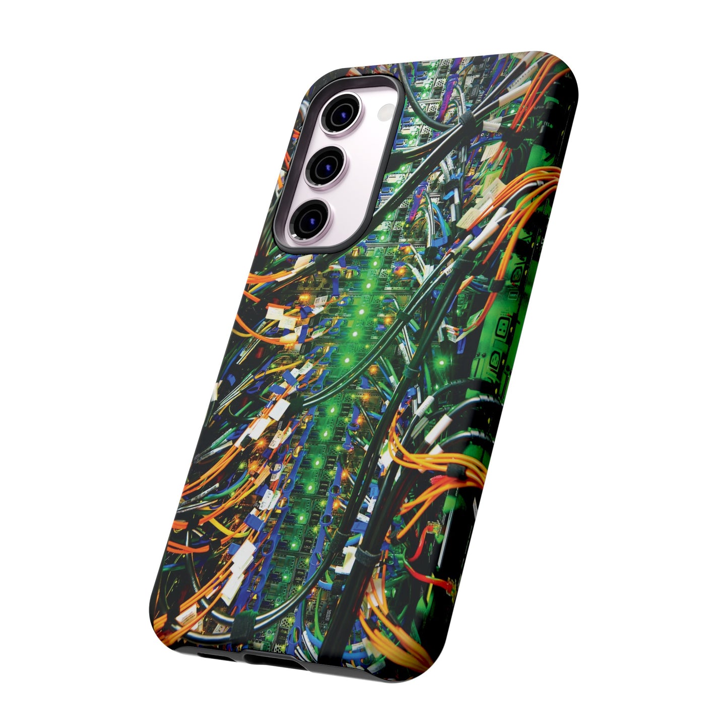 Green Computer Circuitboard Wallpaper Phone Case | iPhone 15 Plus/ Pro, 14, 13, 12| Google Pixel 7, Pro, 5| Samsung Galaxy S23 All Major Phone Models