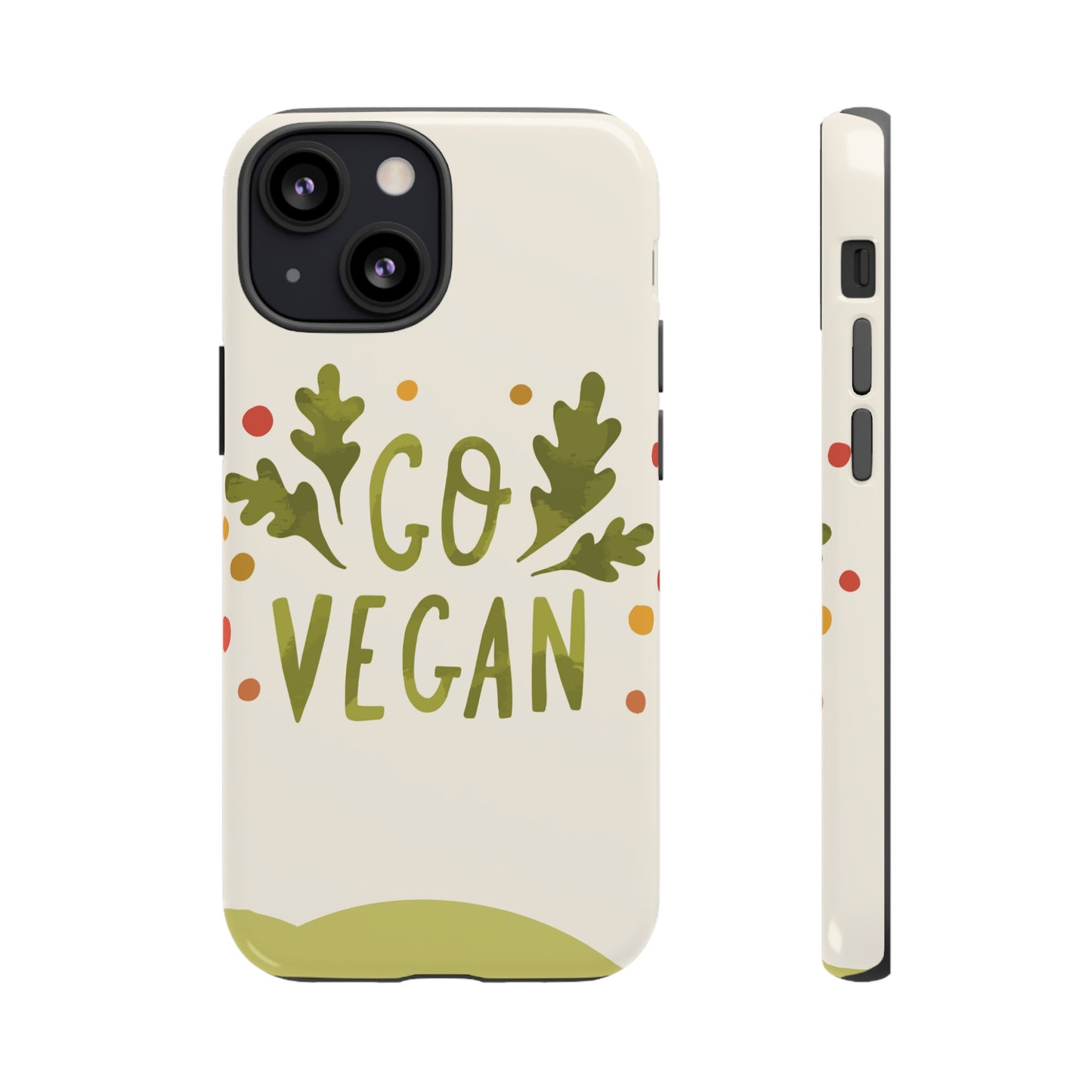 Go Vegan Wallpaper Phone Case | iPhone 15 Plus/ Pro, 14, 13, 12| Google Pixel 7, Pro, 5| Samsung Galaxy S23 All Major Phone Models