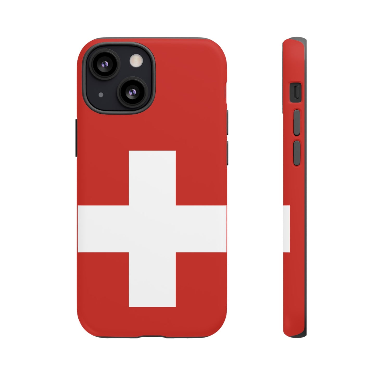 Switzerland Flag Phone Case | iPhone 15 Plus/ Pro, 14, 13, 12| Google Pixel 7, Pro, 5| Samsung Galaxy S23 All Major Phone Models