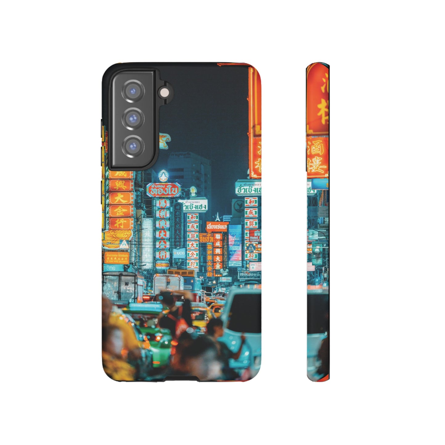 Neon Nightlife Wallpaper Phone Case | iPhone 15 Plus/ Pro, 14, 13, 12| Google Pixel 7, Pro, 5| Samsung Galaxy S23 All Major Phone Models