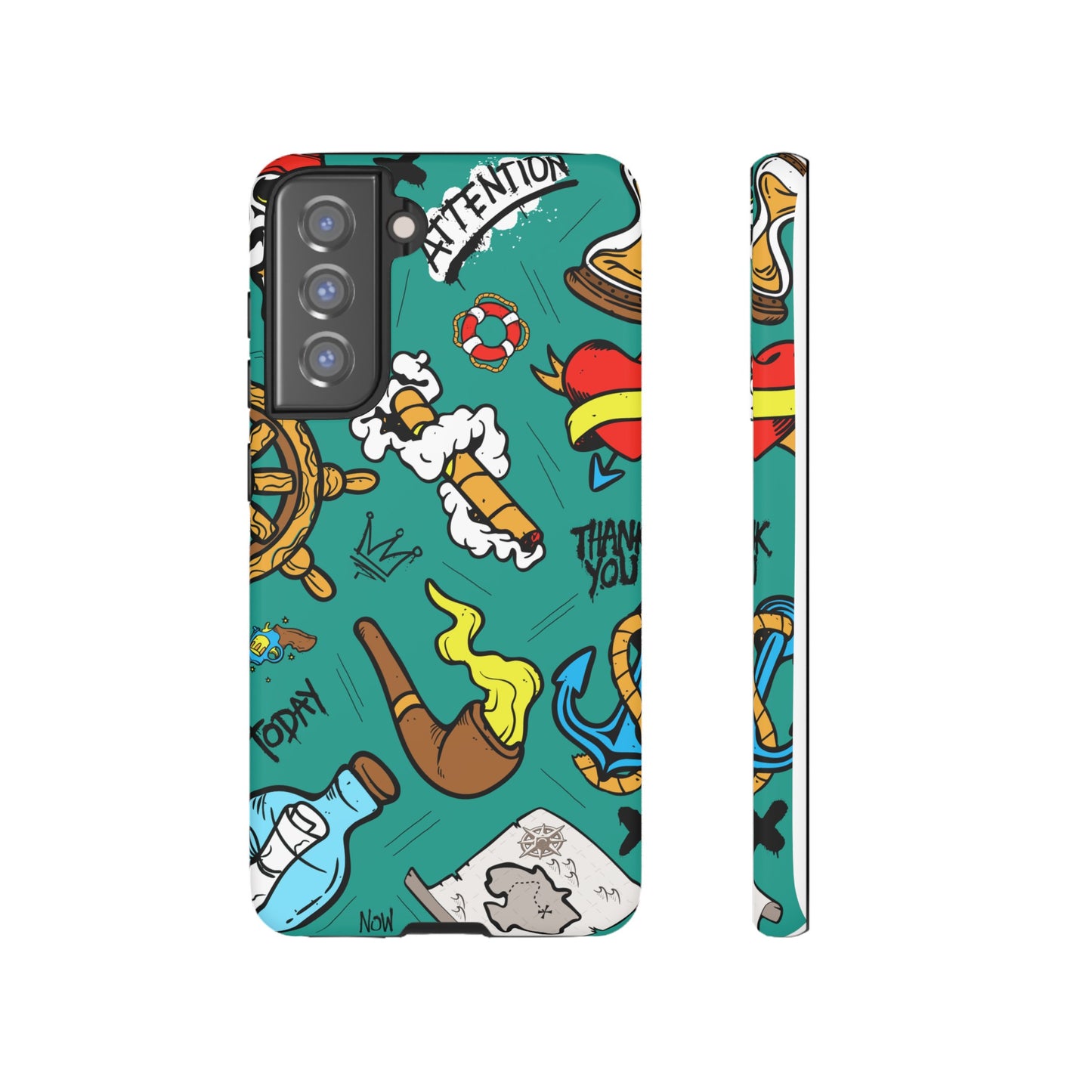 Pirate Wallpaper Phone Case | iPhone 15 Plus/ Pro, 14, 13, 12| Google Pixel 7, Pro, 5| Samsung Galaxy S23 All Major Phone Models