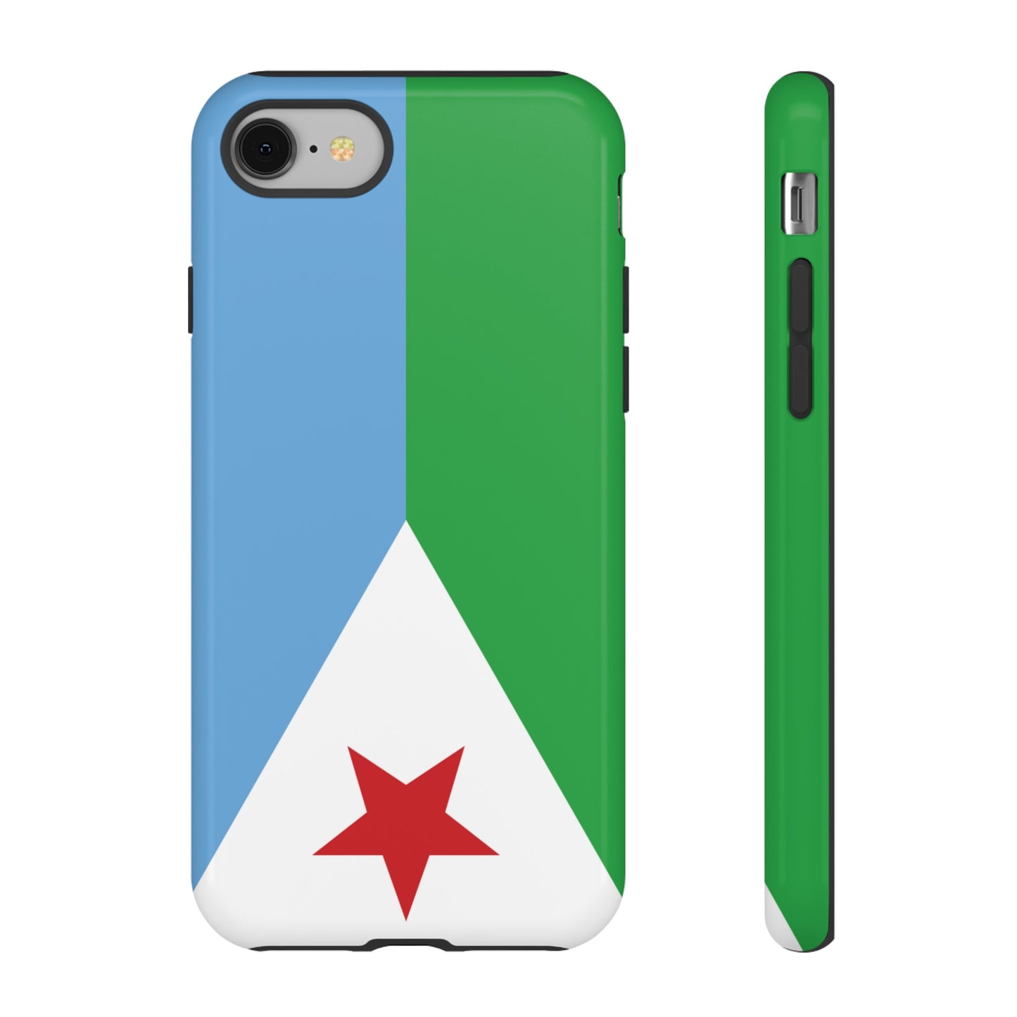 Djibouti Flag Phone Case | iPhone 15 Plus/ Pro, 14, 13, 12| Google Pixel 7, Pro, 5| Samsung Galaxy S23 All Major Phone Models