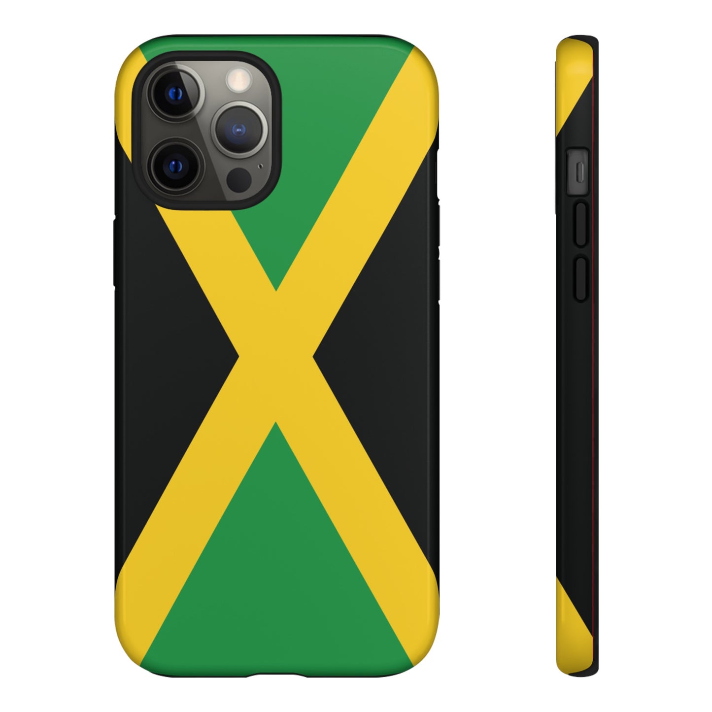 Jamaica Flag Phone Case | iPhone 15 Plus/ Pro, 14, 13, 12| Google Pixel 7, Pro, 5| Samsung Galaxy S23 All Major Phone Models