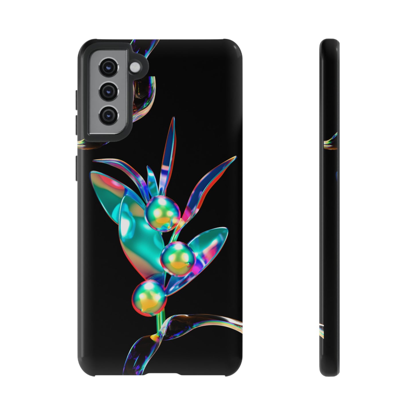 Psychedelic Flower Wallpaper Phone Case | iPhone 15 Plus/ Pro, 14, 13, 12| Google Pixel 7, Pro, 5| Samsung Galaxy S23 All Major Phone Models