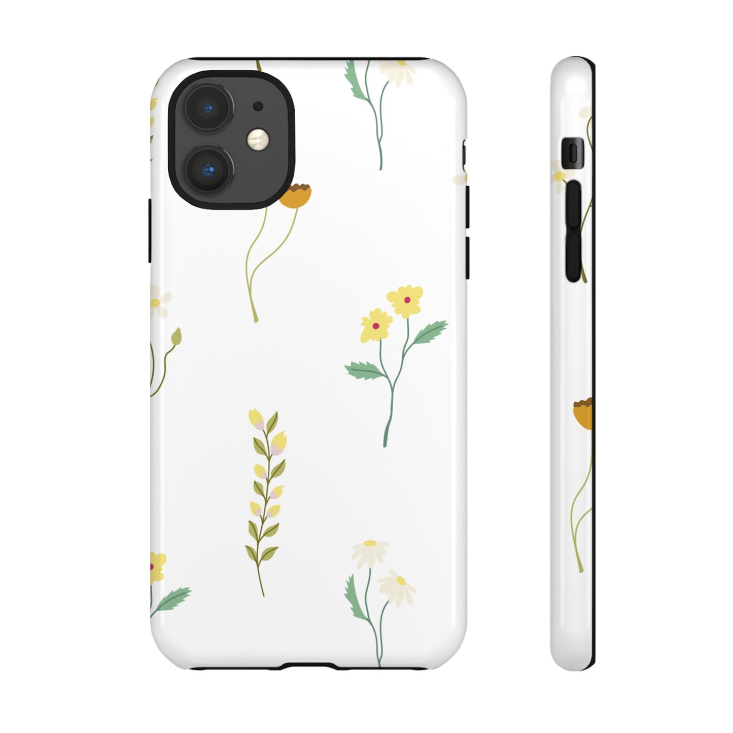 Delicate Floral Wallpaper Phone Case | iPhone 15 Plus/ Pro, 14, 13, 12| Google Pixel 7, Pro, 5| Samsung Galaxy S23 All Major Phone Models