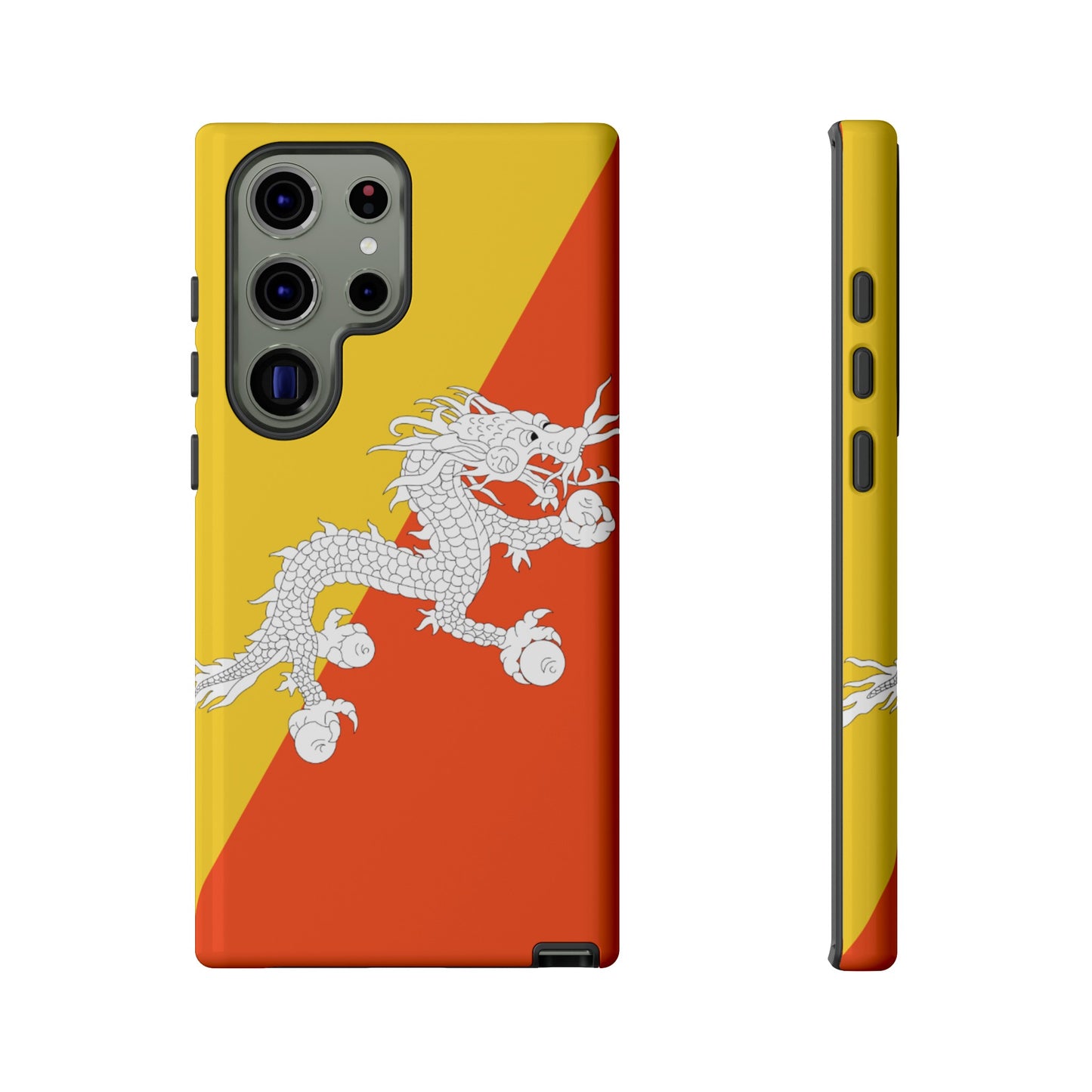 Bhutan Flag Phone Case | iPhone 15 Plus/ Pro, 14, 13, 12| Google Pixel 7, Pro, 5| Samsung Galaxy S23 All Major Phone Models