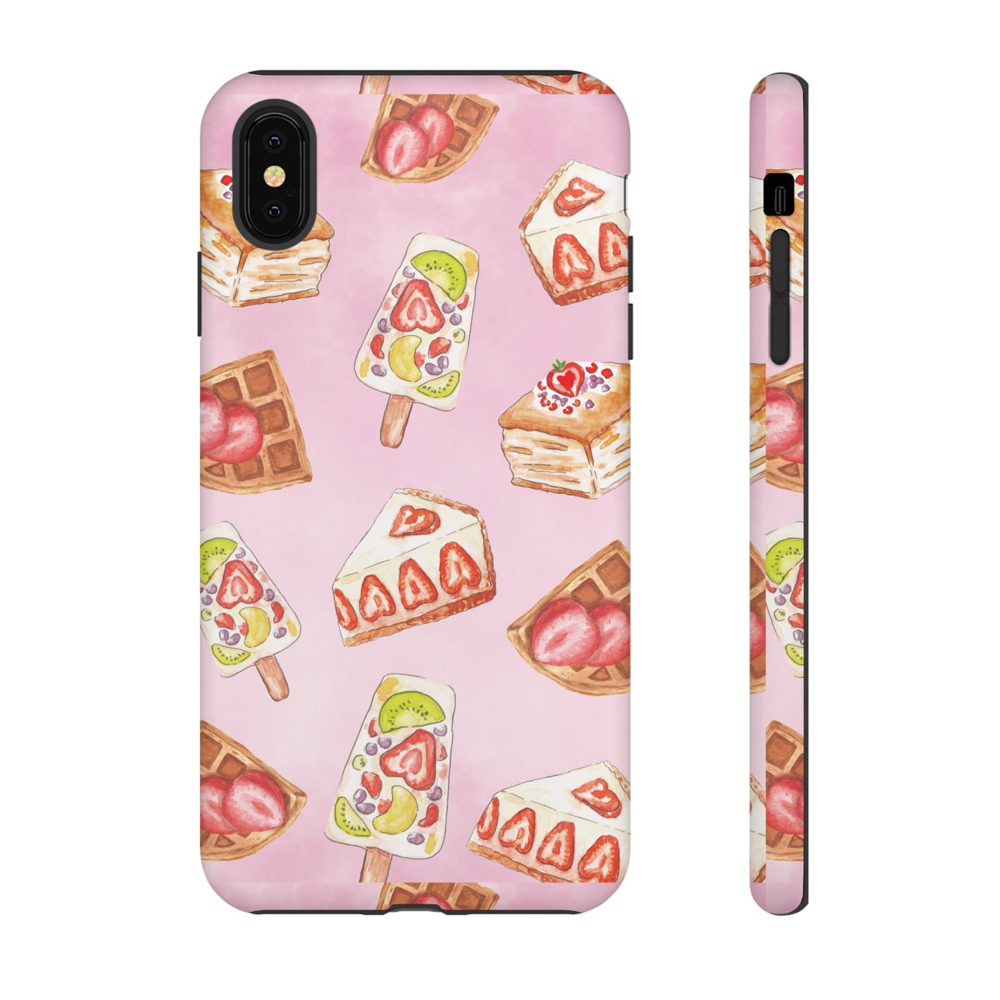 Assorted Dessert Wallpaper Phone Case | iPhone 15 Plus/ Pro, 14, 13, 12| Google Pixel 7, Pro, 5| Samsung Galaxy S23 All Major Phone Models