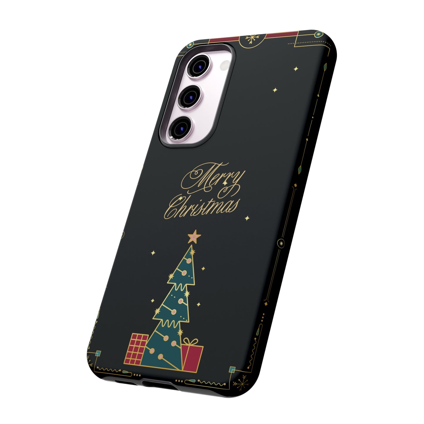 Christmas Tree Wallpaper Phone Case | iPhone 15 Plus/ Pro, 14, 13, 12| Google Pixel 7, Pro, 5| Samsung Galaxy S23 All Major Phone Models