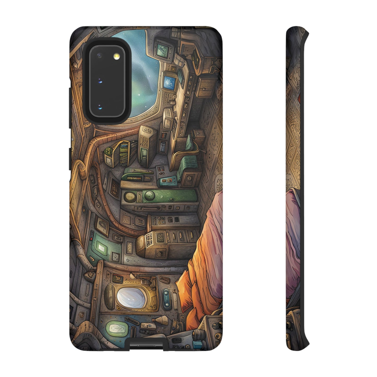 Cosy Spaceship Wallpaper Phone Case | iPhone 15 Plus/ Pro, 14, 13, 12| Google Pixel 7, Pro, 5| Samsung Galaxy S23 All Major Phone Models