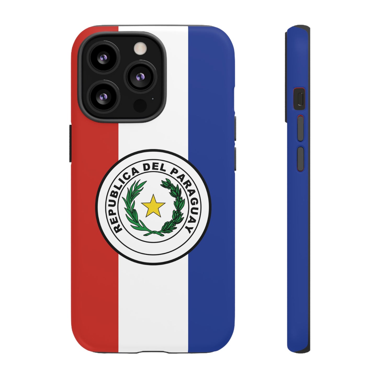 Paraguay Flag Phone Case | iPhone 15 Plus/ Pro, 14, 13, 12| Google Pixel 7, Pro, 5| Samsung Galaxy S23 All Major Phone Models