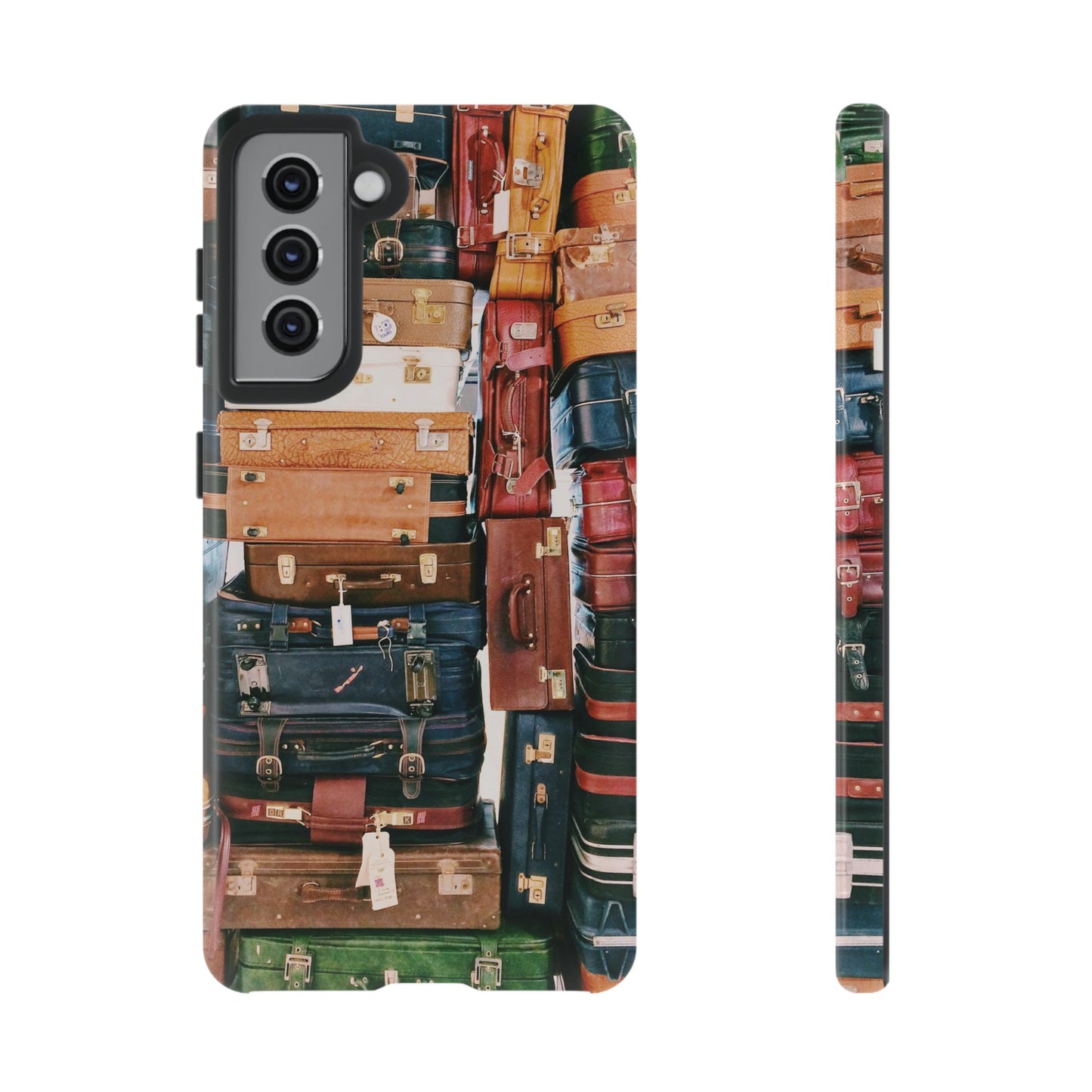 Suitcase Wallpaper Phone Case | iPhone 15 Plus/ Pro, 14, 13, 12| Google Pixel 7, Pro, 5| Samsung Galaxy S23 All Major Phone Models