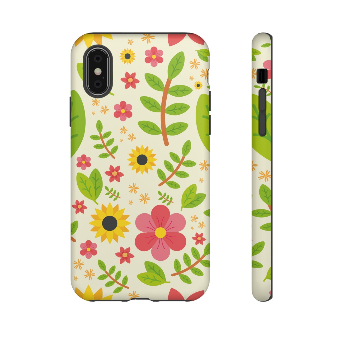 Botanical Flowers Phone Case | iPhone 15 Plus/ Pro, 14, 13, 12| Google Pixel 7, Pro, 5| Samsung Galaxy S23 All Major Phone Models