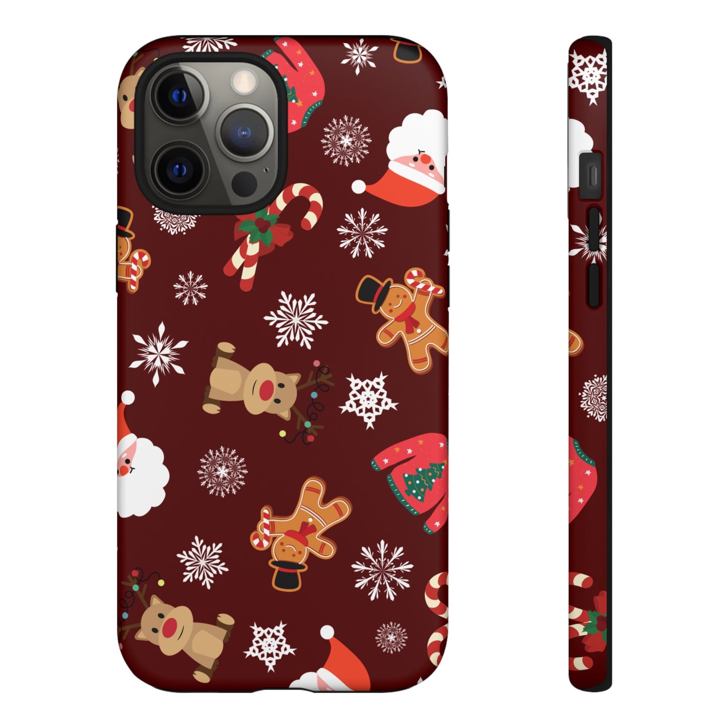 Festive Christmas Wallpaper Phone Case | iPhone 15 Plus/ Pro, 14, 13, 12| Google Pixel 7, Pro, 5| Samsung Galaxy S23 All Major Phone Models