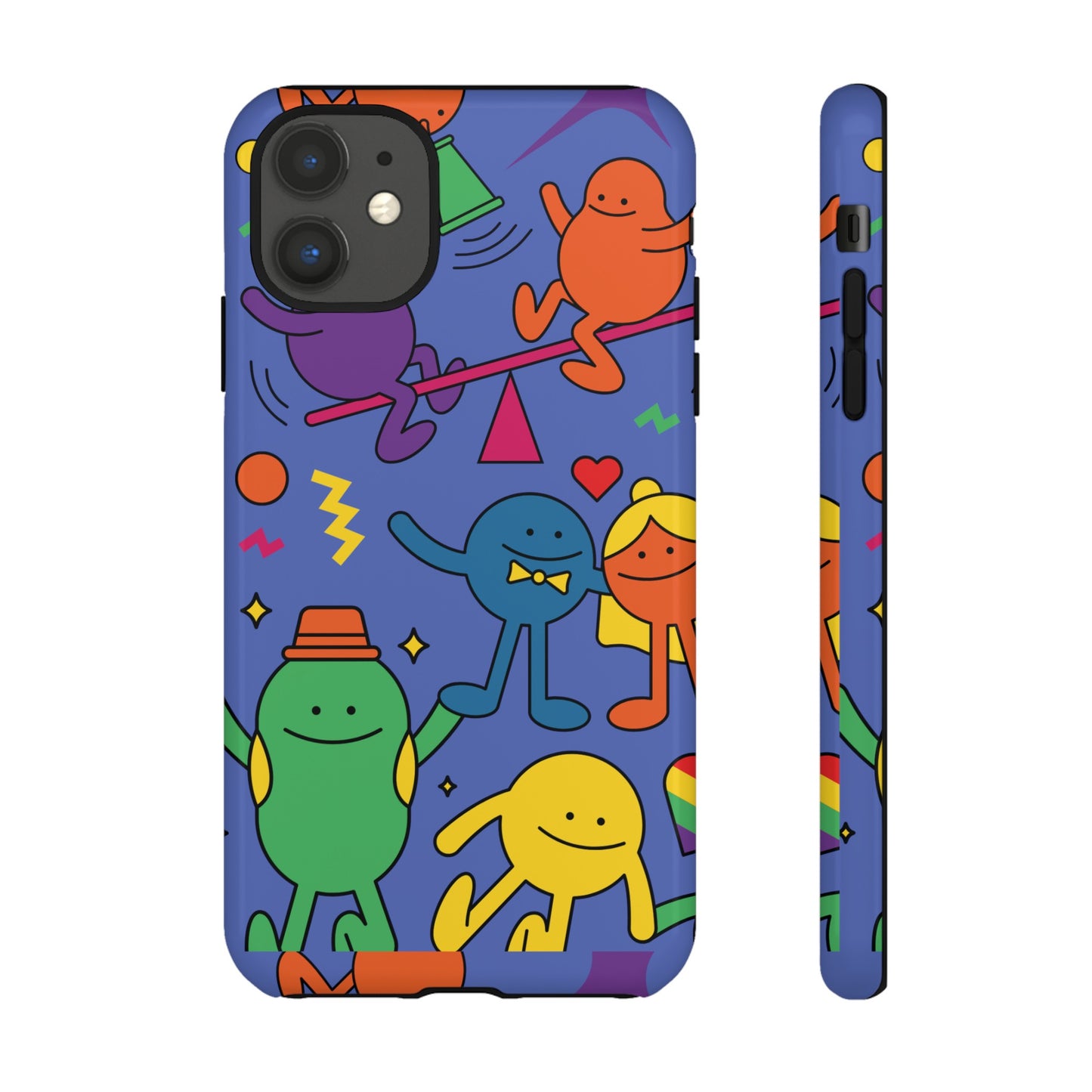 Colourful Cartoon Wallpaper Phone Case | iPhone 15 Plus/ Pro, 14, 13, 12| Google Pixel 7, Pro, 5| Samsung Galaxy S23 All Major Phone Models