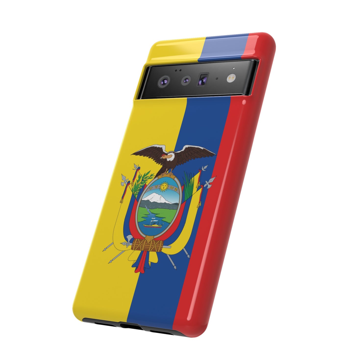 Ecuador Flag Phone Case | iPhone 15 Plus/ Pro, 14, 13, 12| Google Pixel 7, Pro, 5| Samsung Galaxy S23 All Major Phone Models