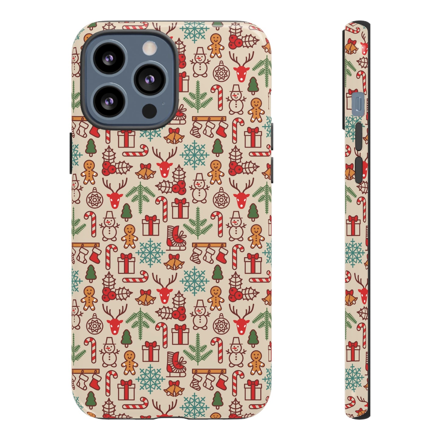 Collage Christmas Wallpaper Phone Case | iPhone 15 Plus/ Pro, 14, 13, 12| Google Pixel 7, Pro, 5| Samsung Galaxy S23 All Major Phone Models