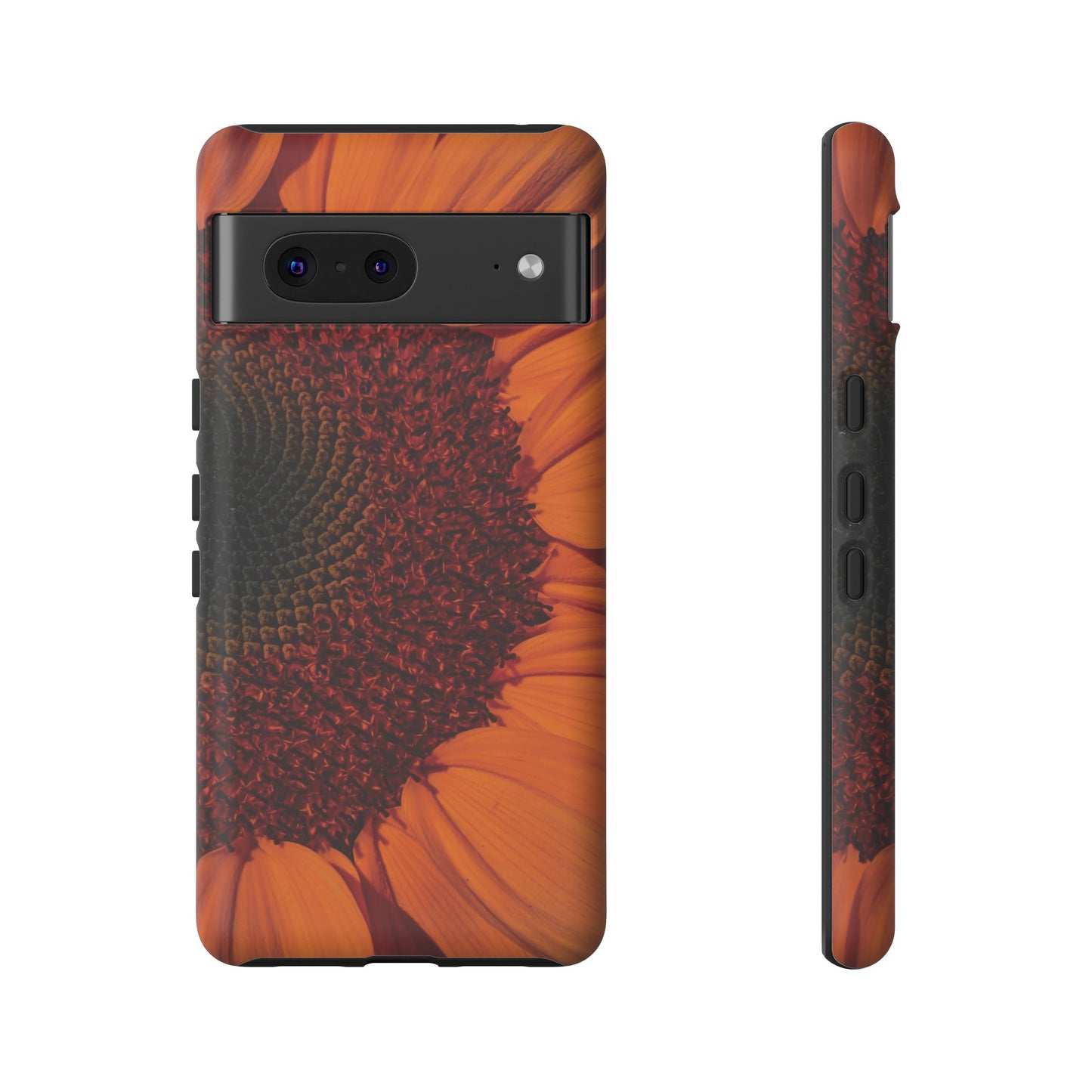 Orange Sunflower Wallpaper Phone Case | iPhone 15 Plus/ Pro, 14, 13, 12| Google Pixel 7, Pro, 5| Samsung Galaxy S23 All Major Phone Models