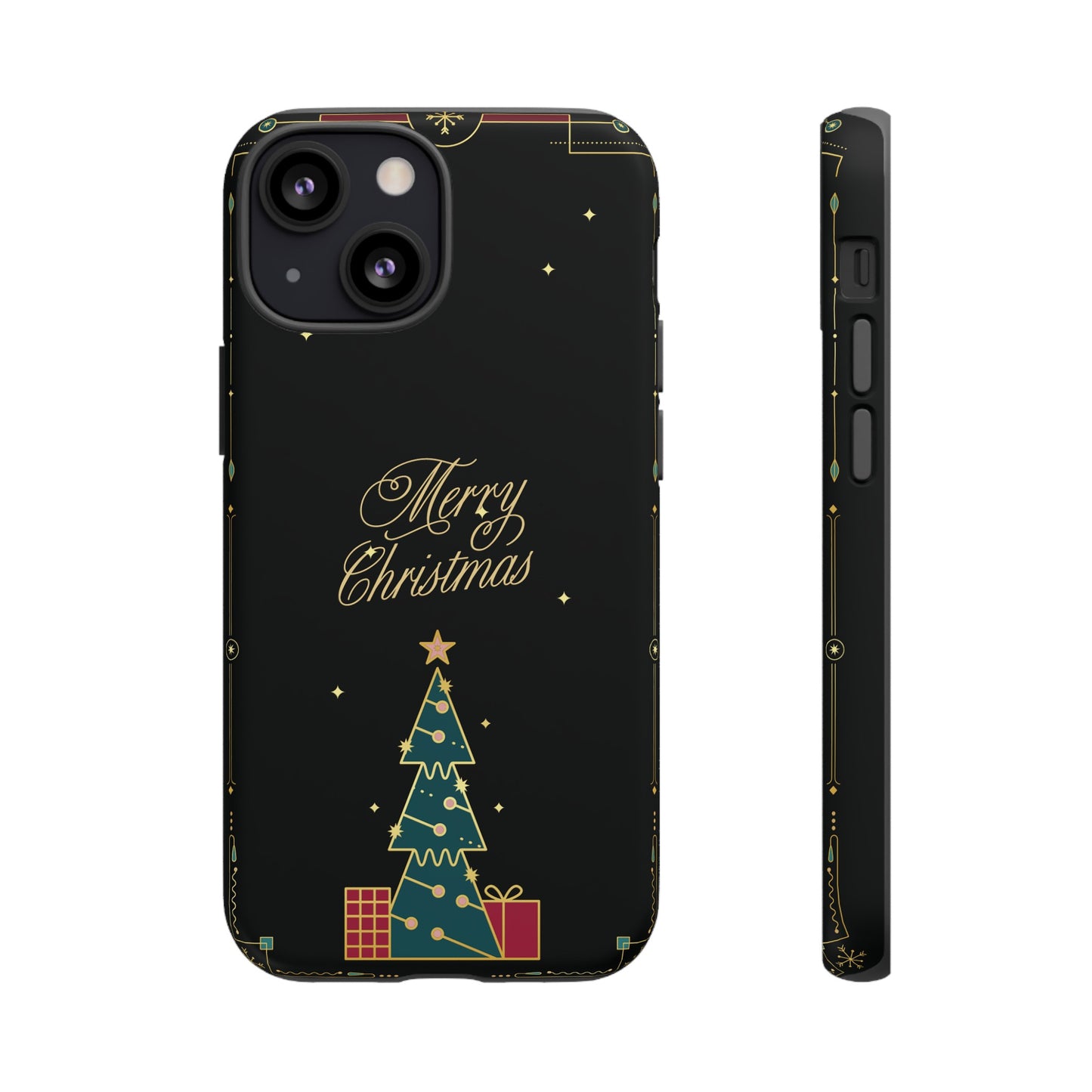 Christmas Tree Wallpaper Phone Case | iPhone 15 Plus/ Pro, 14, 13, 12| Google Pixel 7, Pro, 5| Samsung Galaxy S23 All Major Phone Models